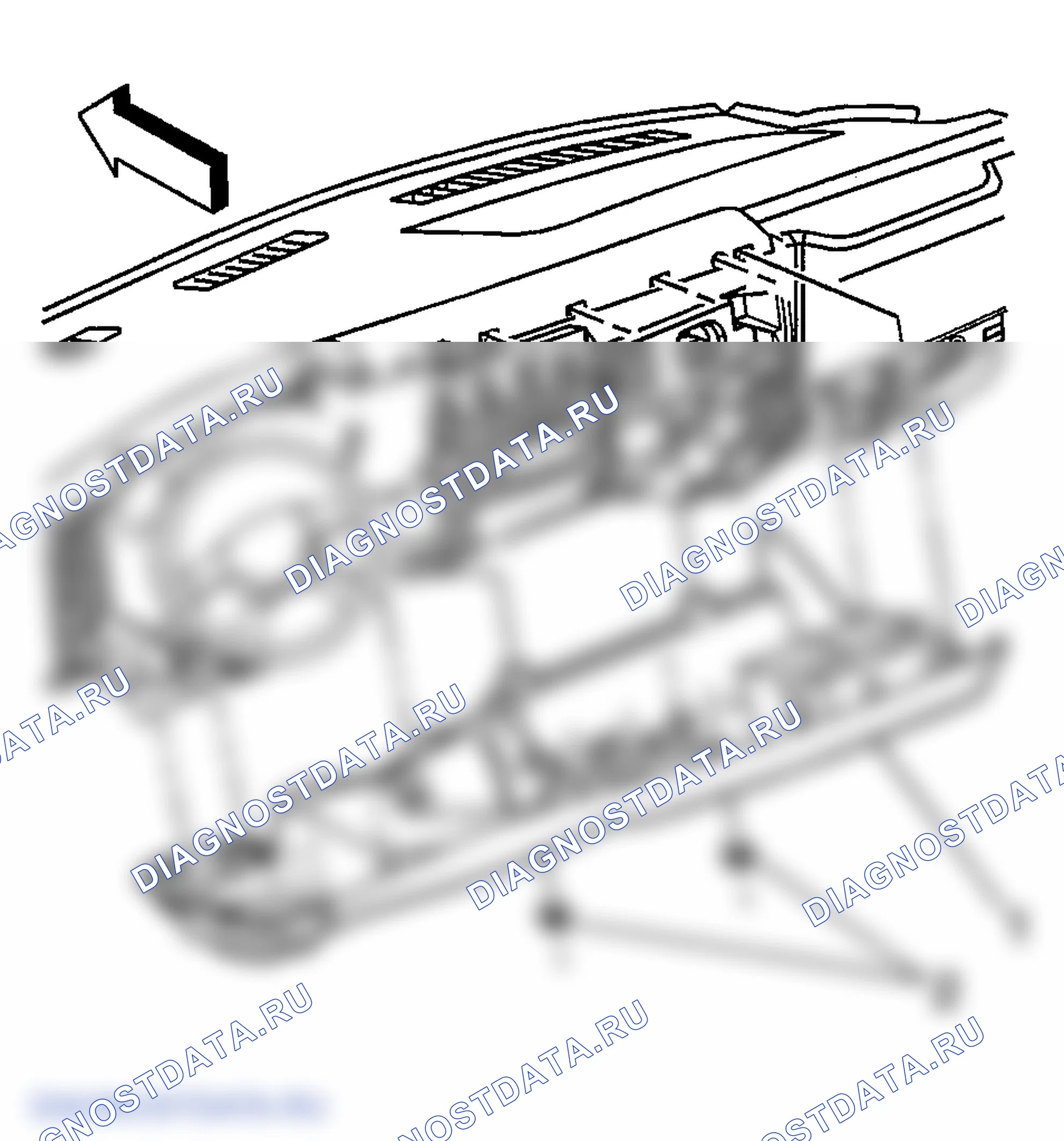 Рис. 55: Порядок демонтажа. GMC Savana H2500 