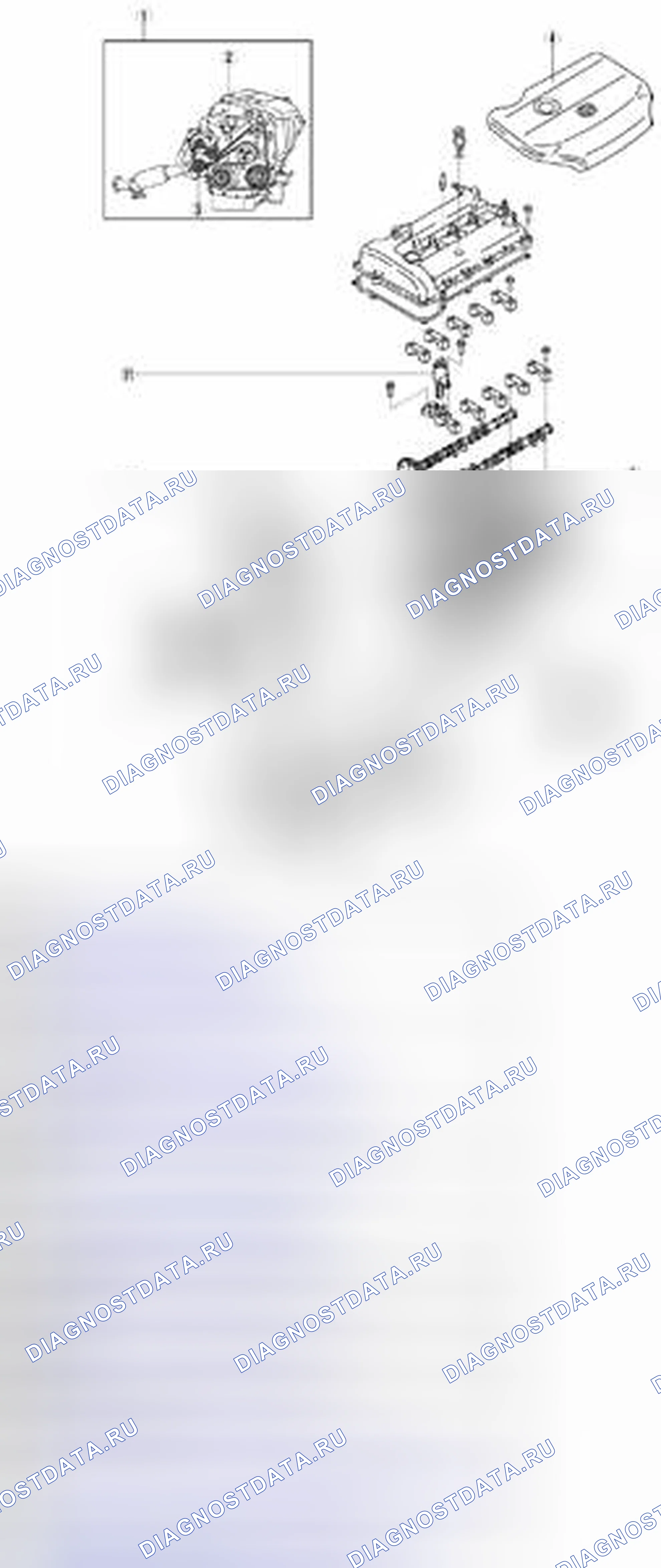 Рис. 1: ИНДЕКС МЕХАНИЧЕСКОГО РАСПОЛОЖЕНИЯ ДВИГАТЕЛЯ [Mzr 2.5]. Honda Civic IX рестайлинг