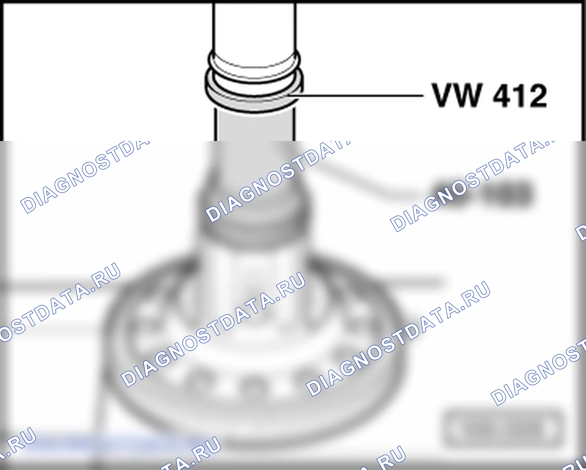 Дифференциал (5-ступенчатая механическая КП 02Z). Volkswagen Transporter T5