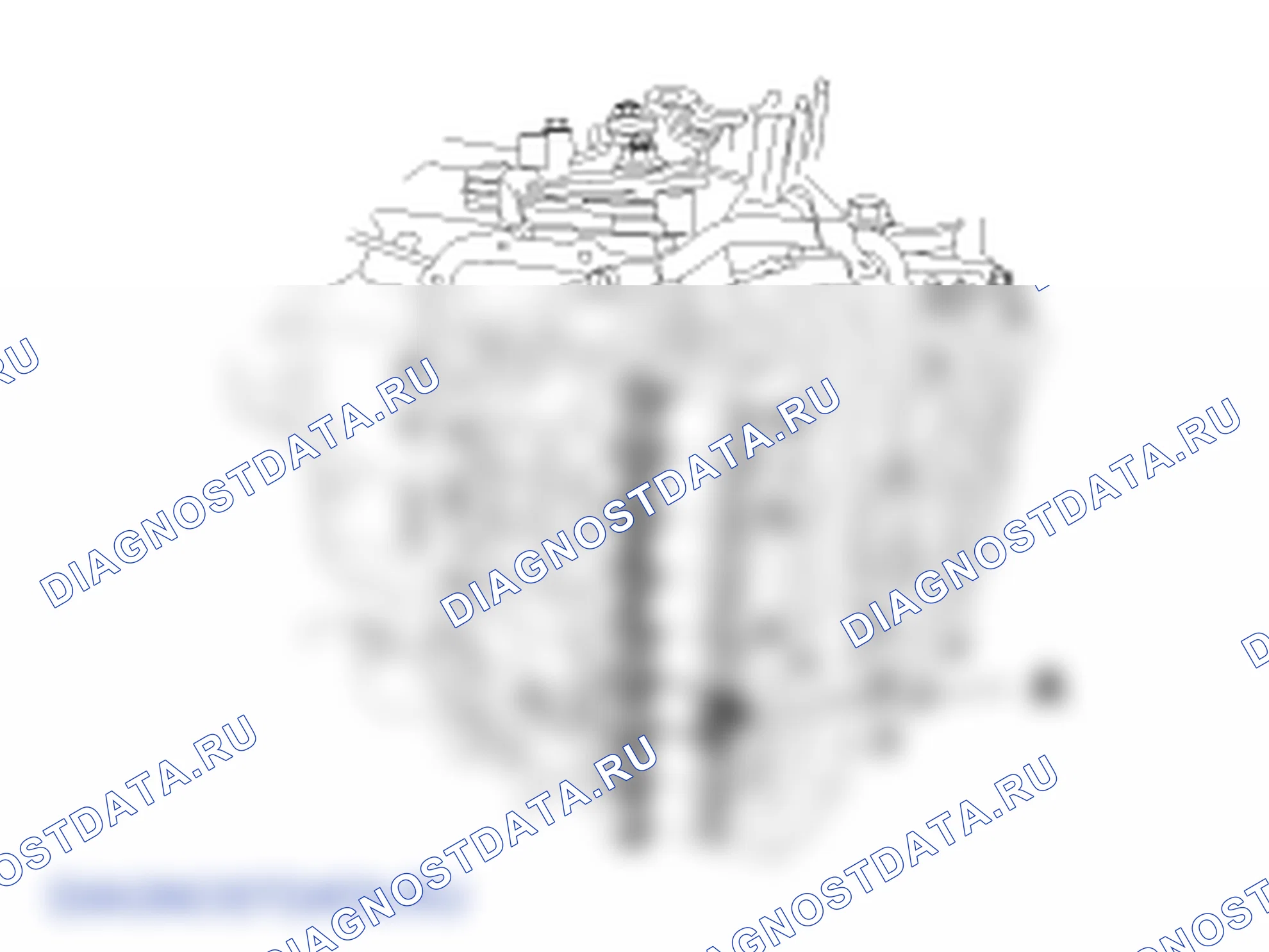 Снятие электромагнитного клапана SS-B (вкл. / выкл.). Hyundai ix35 EL