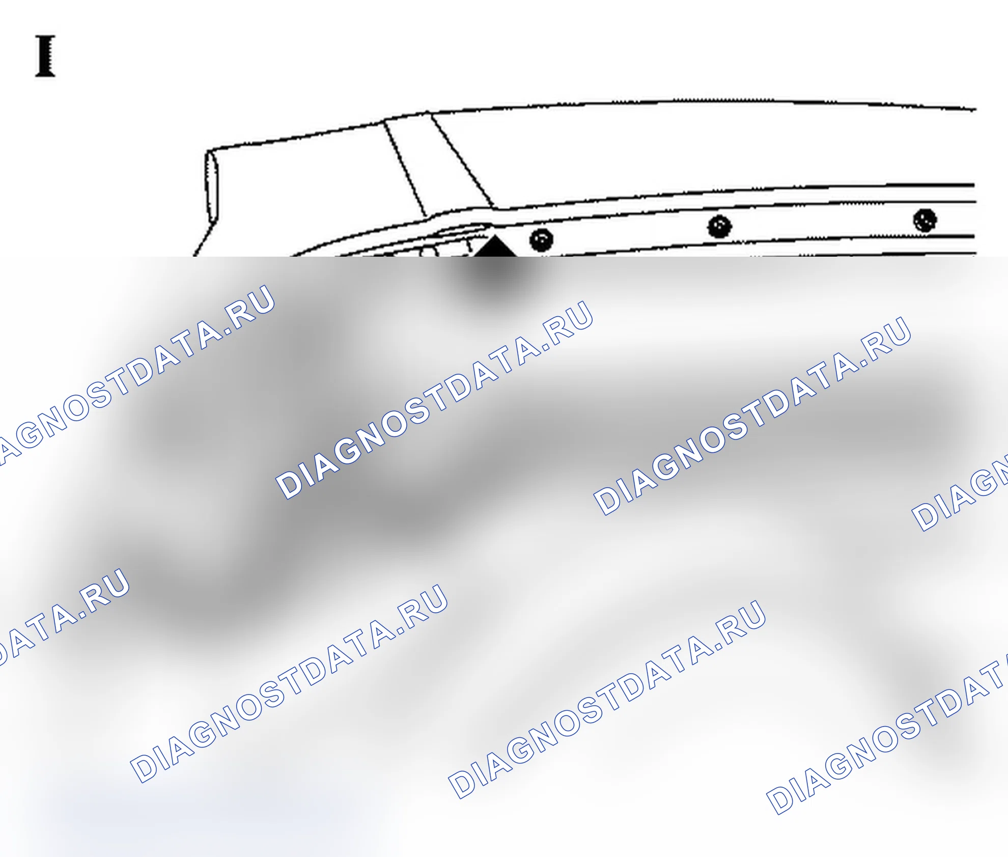 Opel GT, откидной верх - Проникновение воды в районе передней стойки кузова (стойки ветрового стекла). Opel GT II