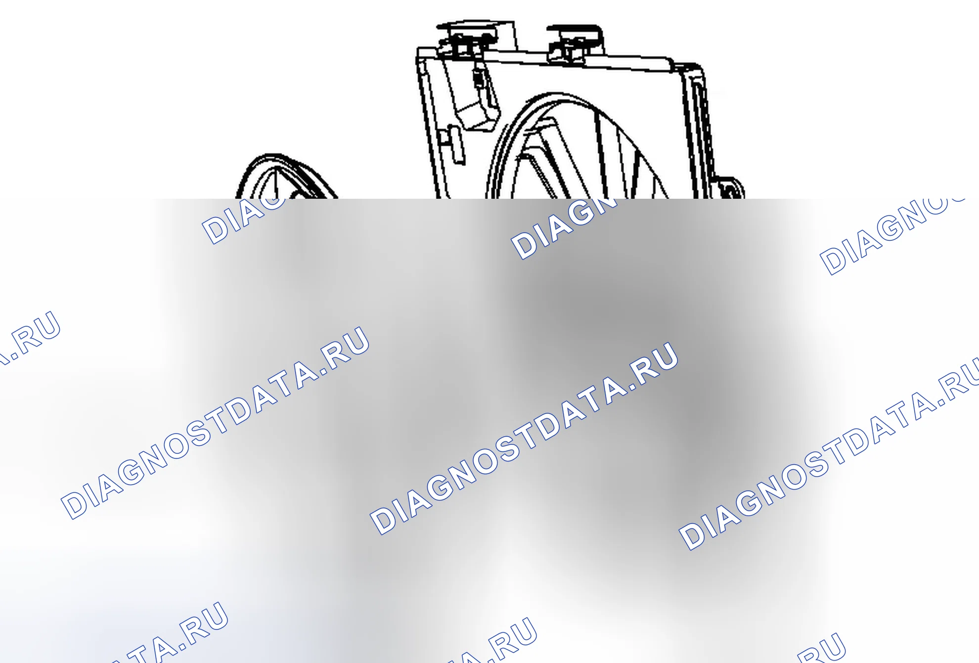 Рис. 9: Замена вентилятора охлаждающей жидкости двигателя (LF1, Llt). Cadillac CTS II