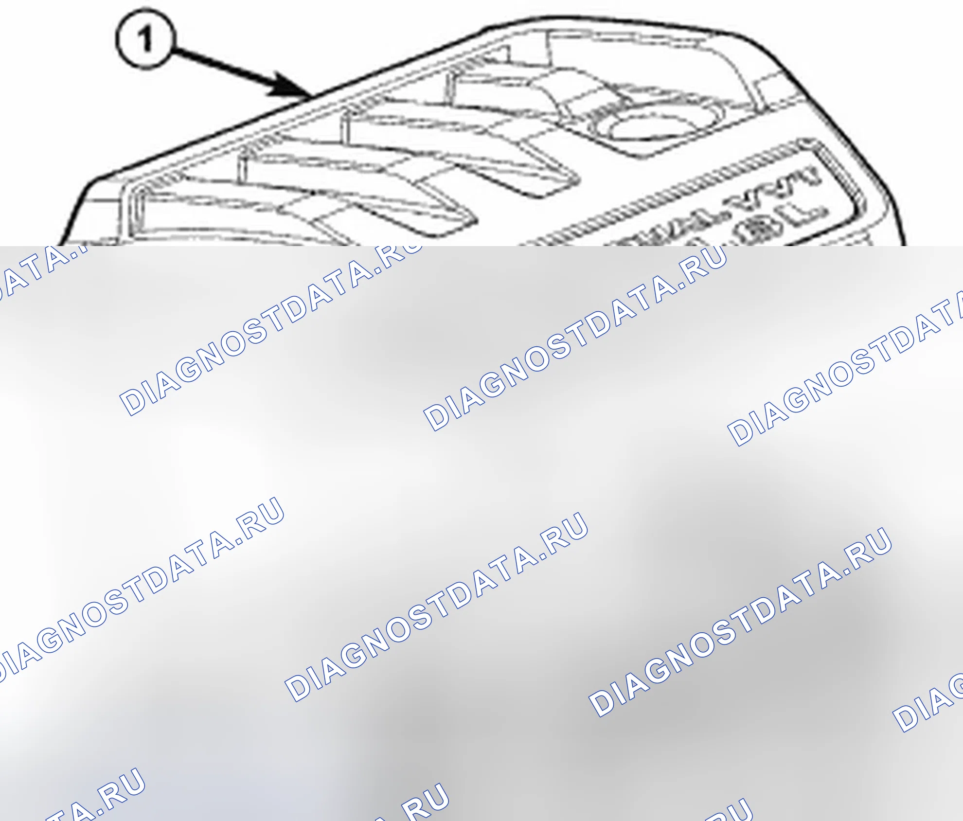 Рис. 216: КРЫШКА ДВИГАТЕЛЯ. Dodge Caliber I