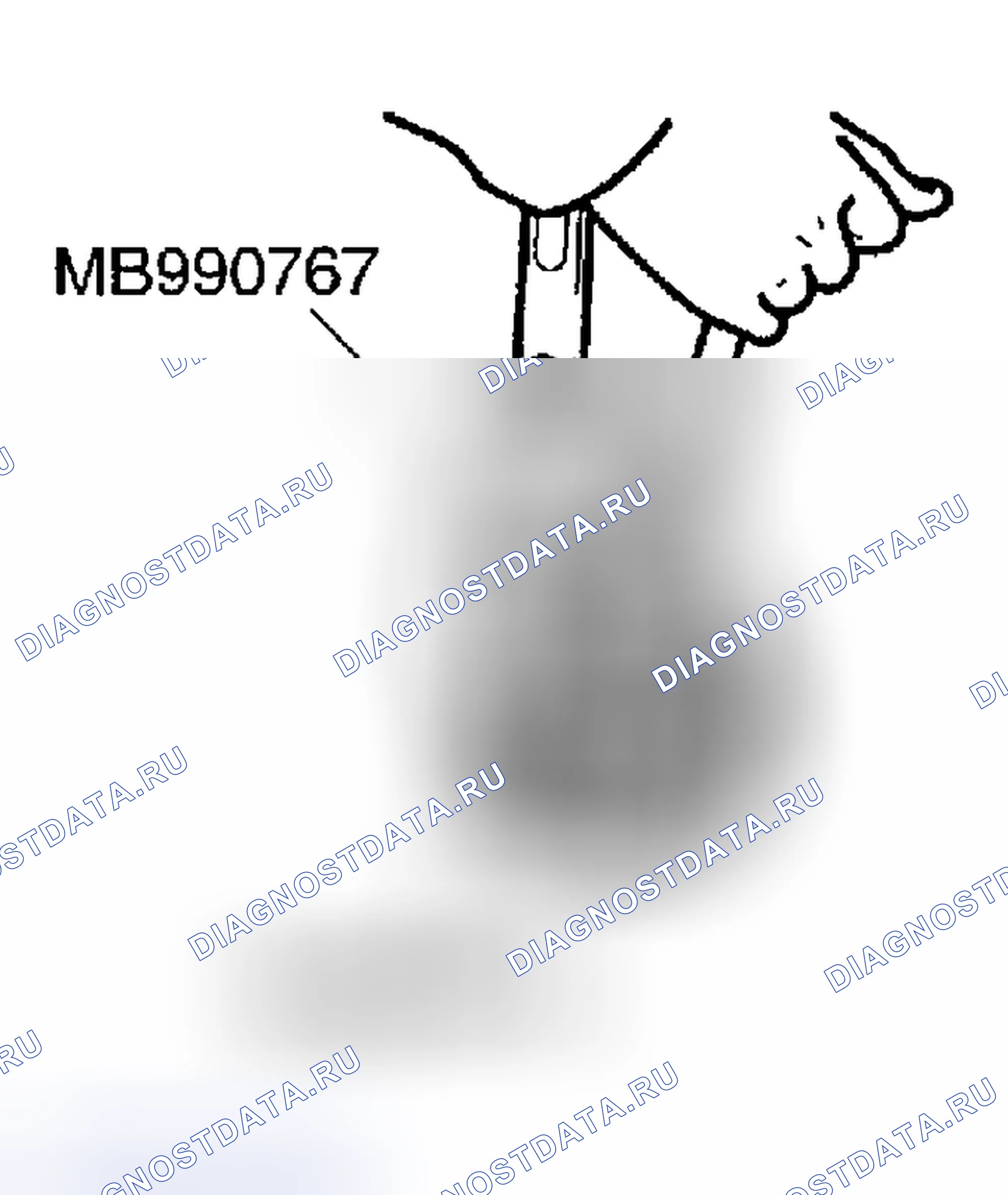 Рис. 156: < < B > > СНЯТИЕ ЗВЕЗДОЧКИ РАСПРЕДЕЛИТЕЛЬНОГО ВАЛА. Mitsubishi Eclipse III