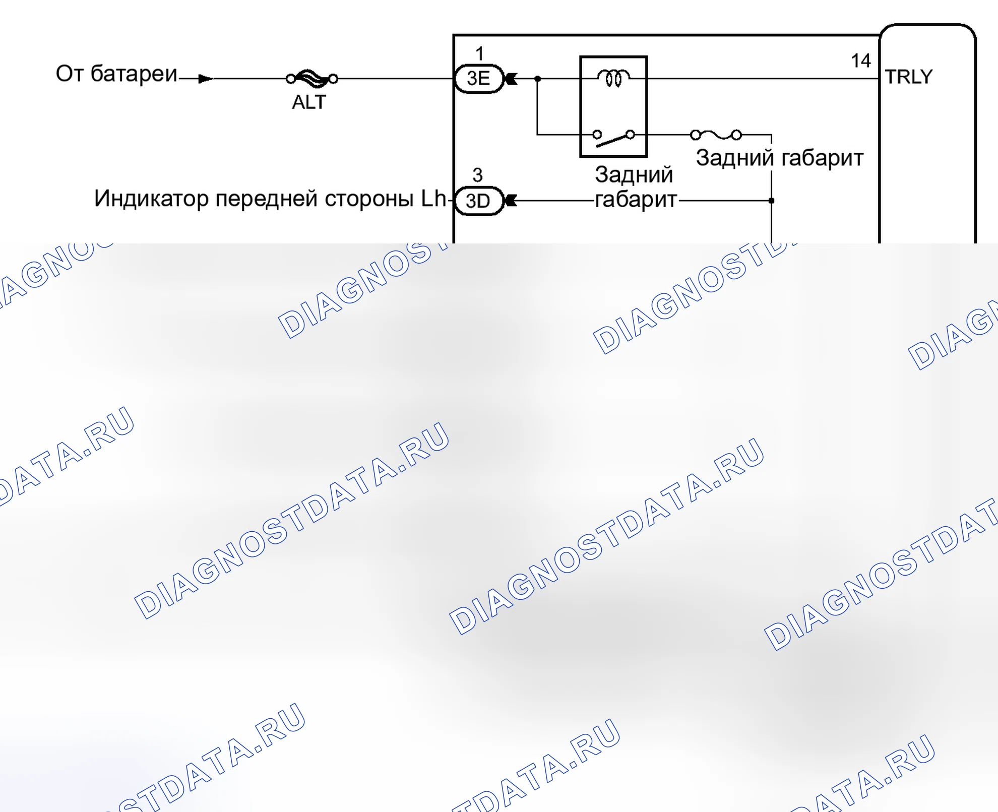 Рис. 156: электросхема. Toyota Camry XV50
