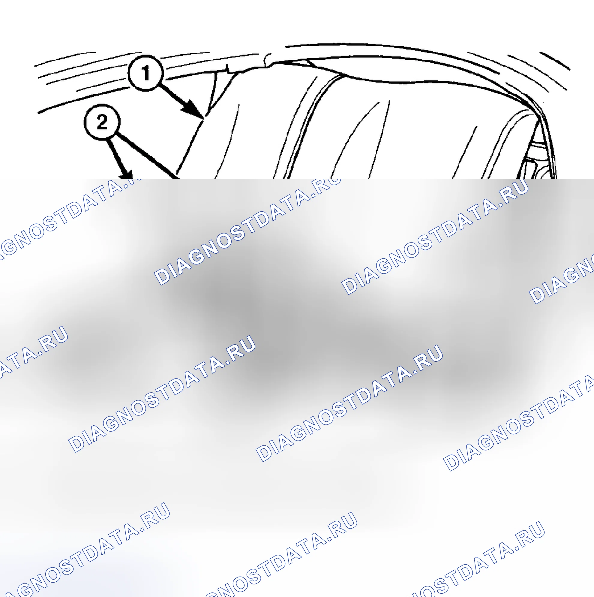 Рис. 46: УДАЛЕНИЕ - ОТКИДЫВАНИЕ. Chrysler Sebring II рестайлинг