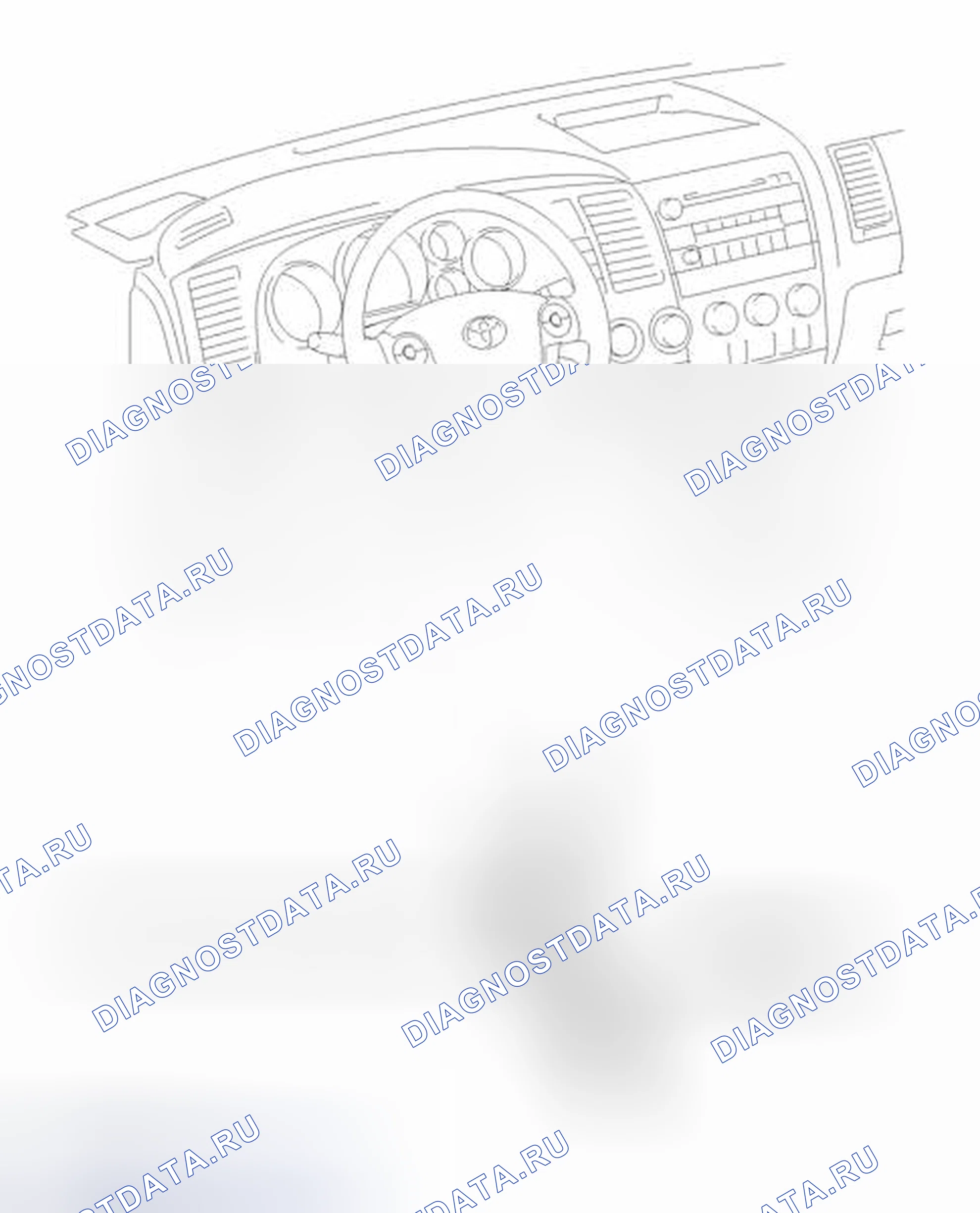 Рис. 694: ИЛЛЮСТРАЦИЯ. Toyota Sequoia II рестайлинг