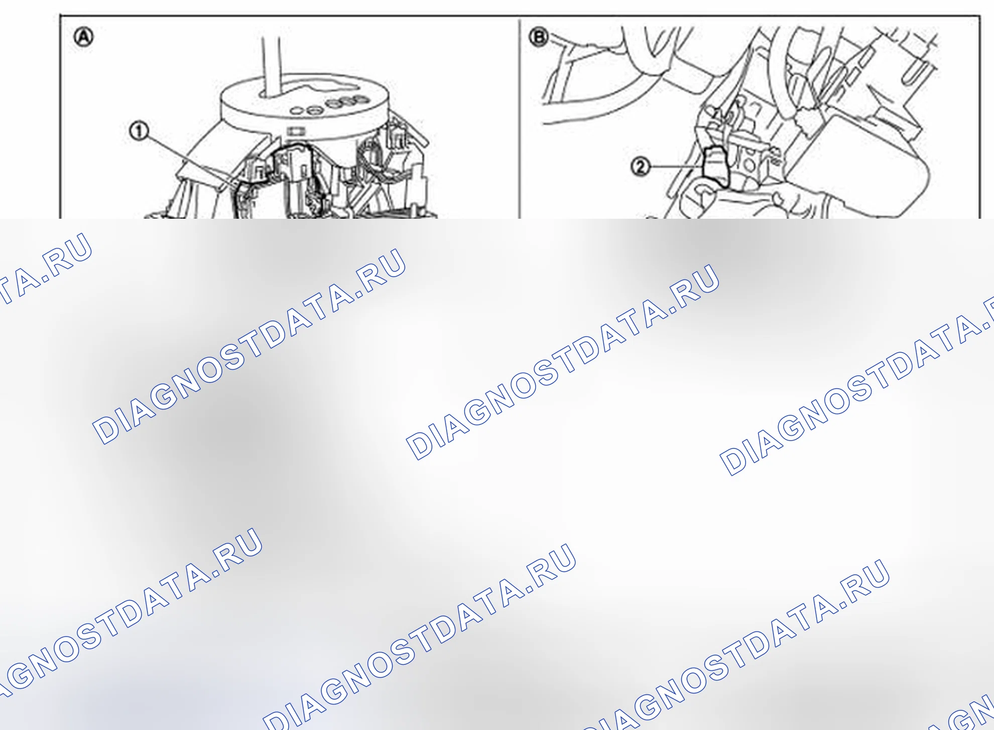 Рис. 80: Расположение компонентов. Honda MDX I