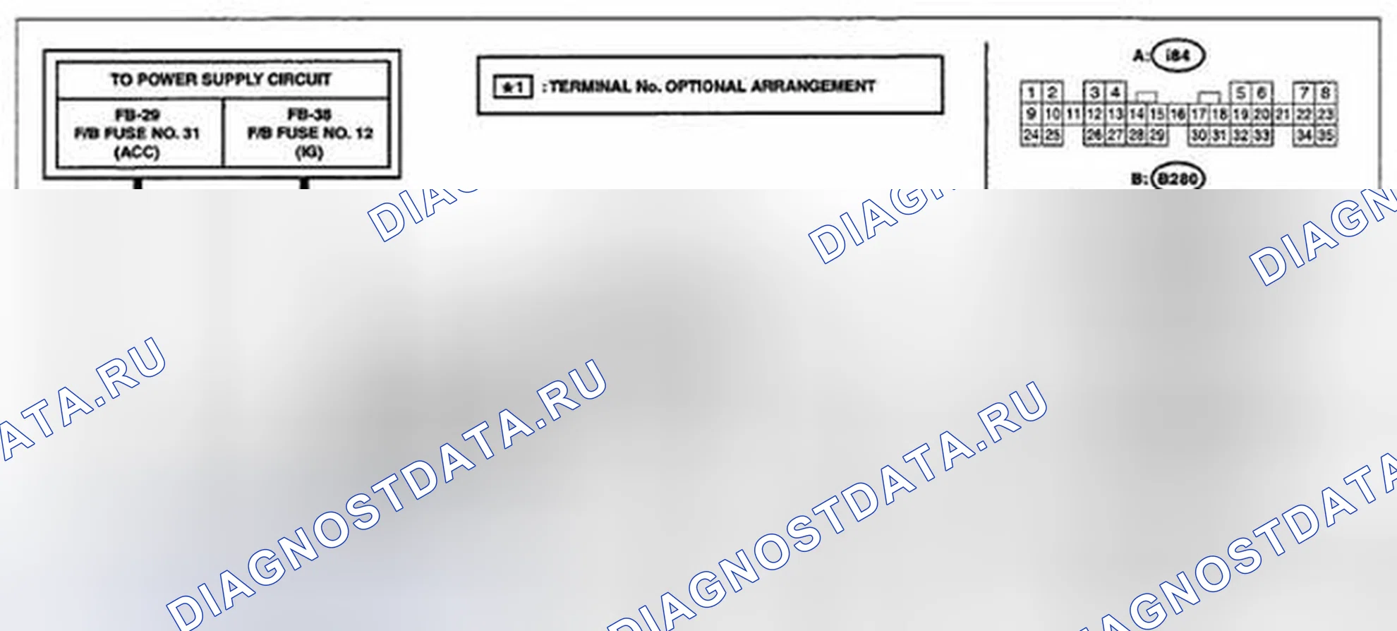 Рис. 4: электросхема. Subaru Impreza WRX GE рестайлинг
