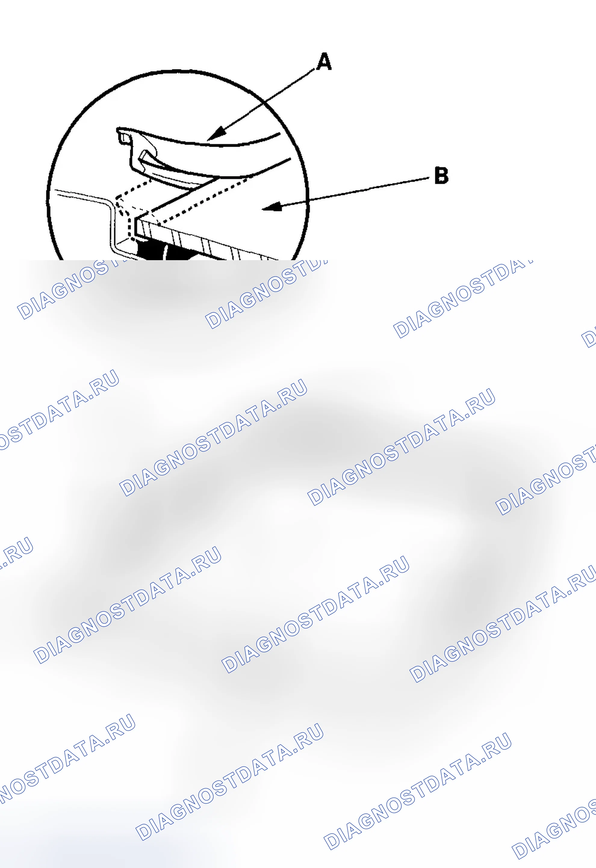 Рис. 8: Замена лобового стекла. Honda Accord VI