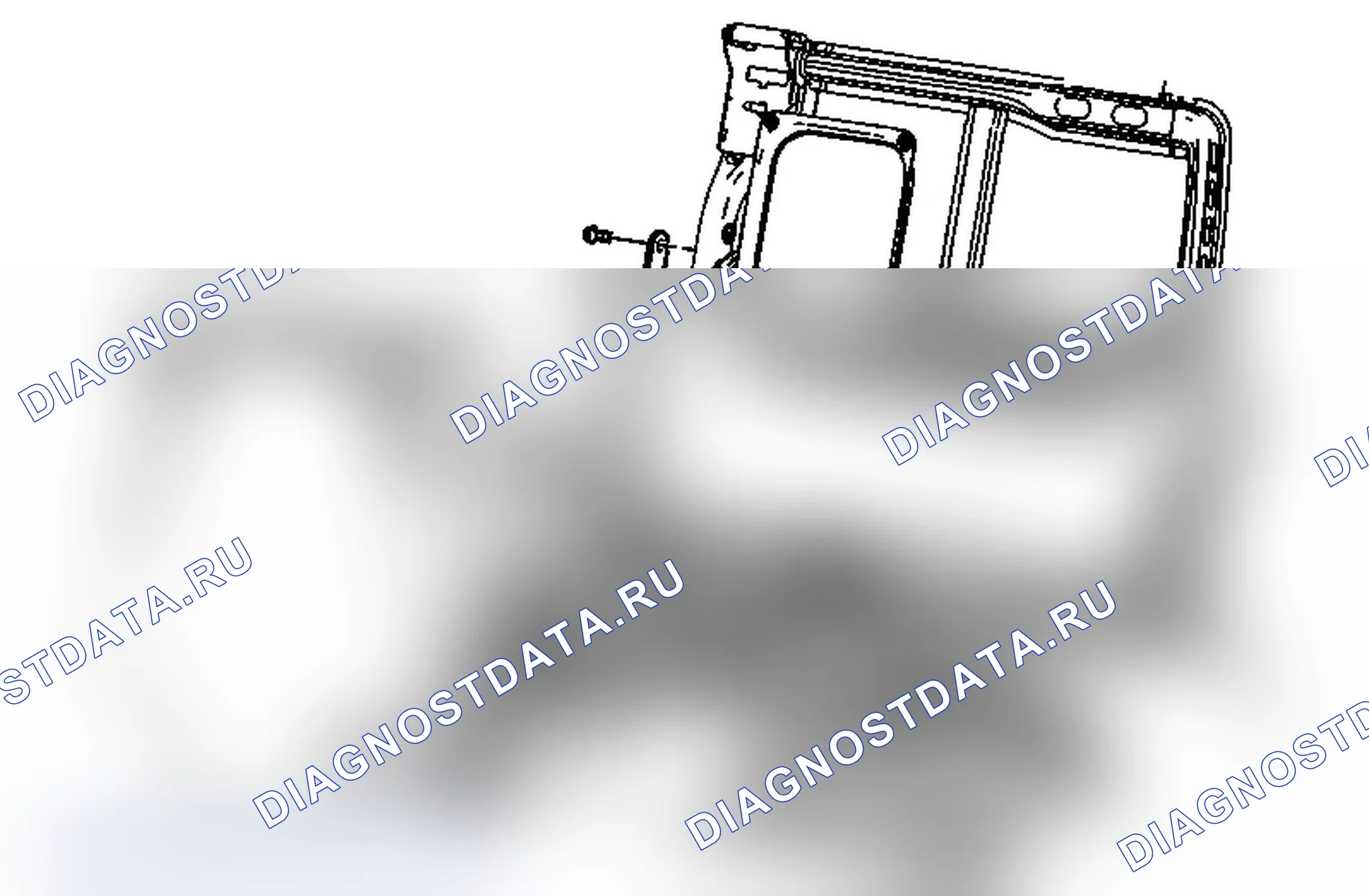 Рис. 58: Замена каркаса подушки заднего сиденья (Tahoe/Yukon/Escalade с раздельной скамьей). Chevrolet Tahoe III
