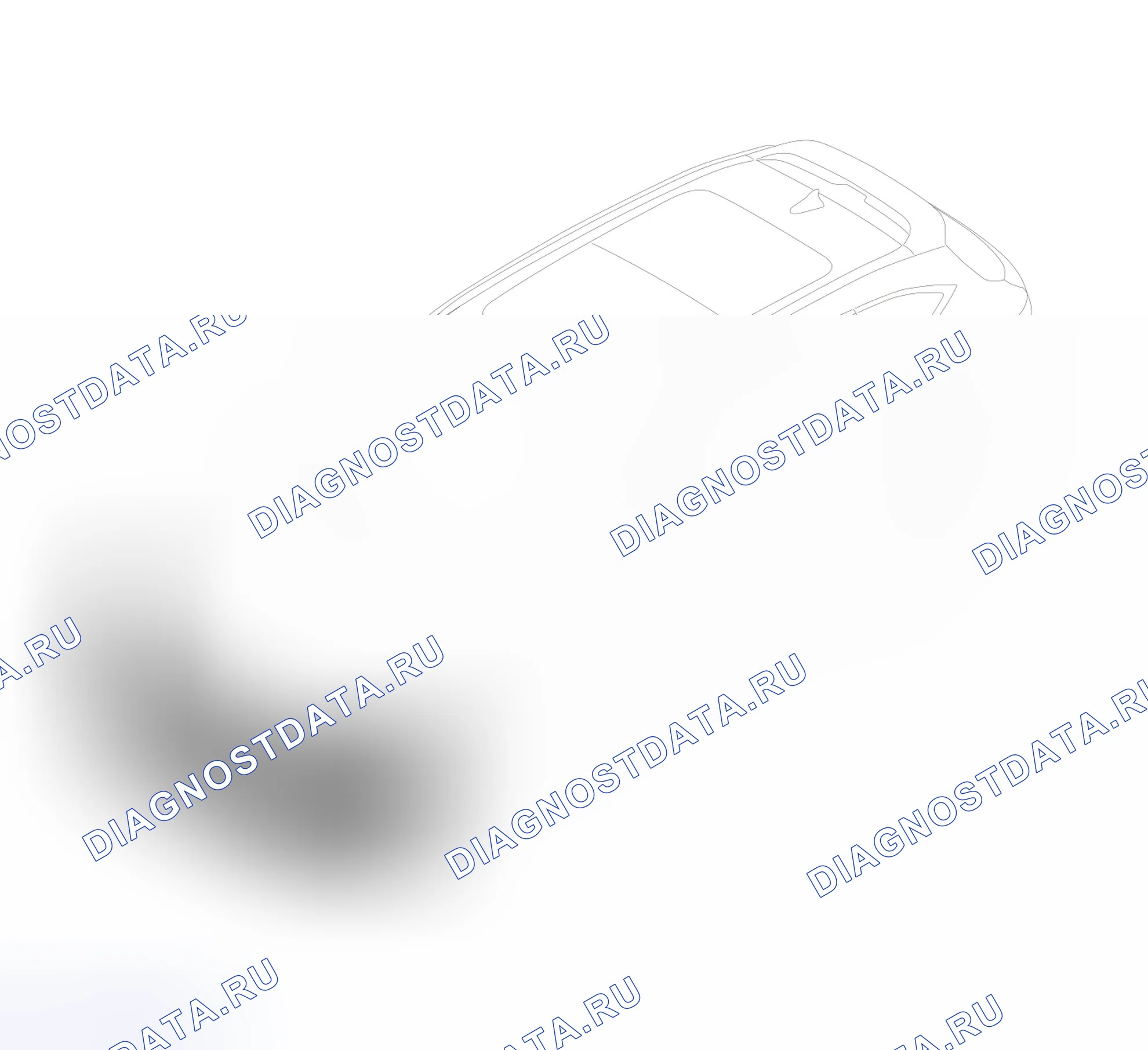 Схема расположения переднего бампера — Haval F7. Haval F7 I