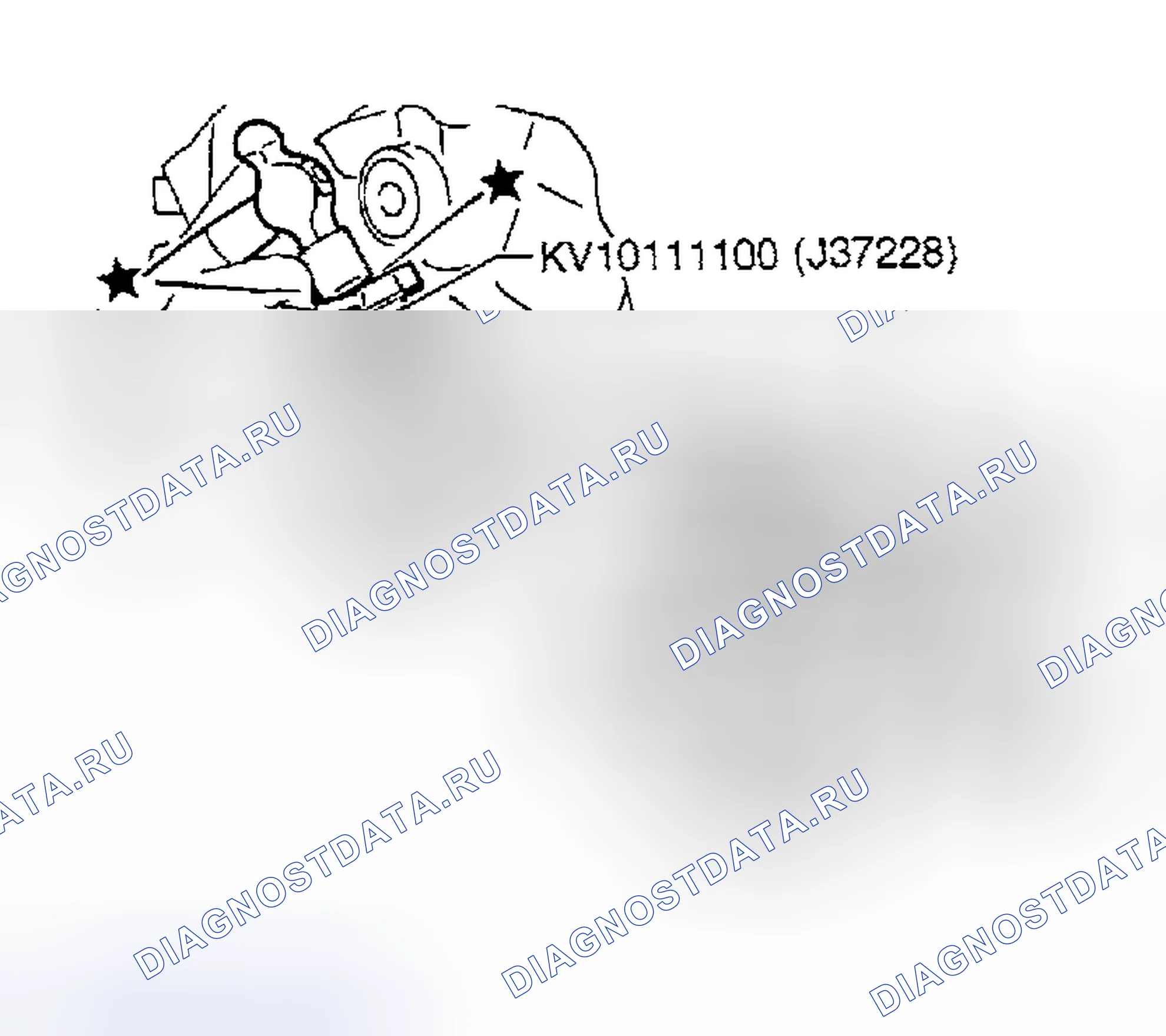 Рис. 97: Задний масляный уплотнитель. Nissan Maxima A33