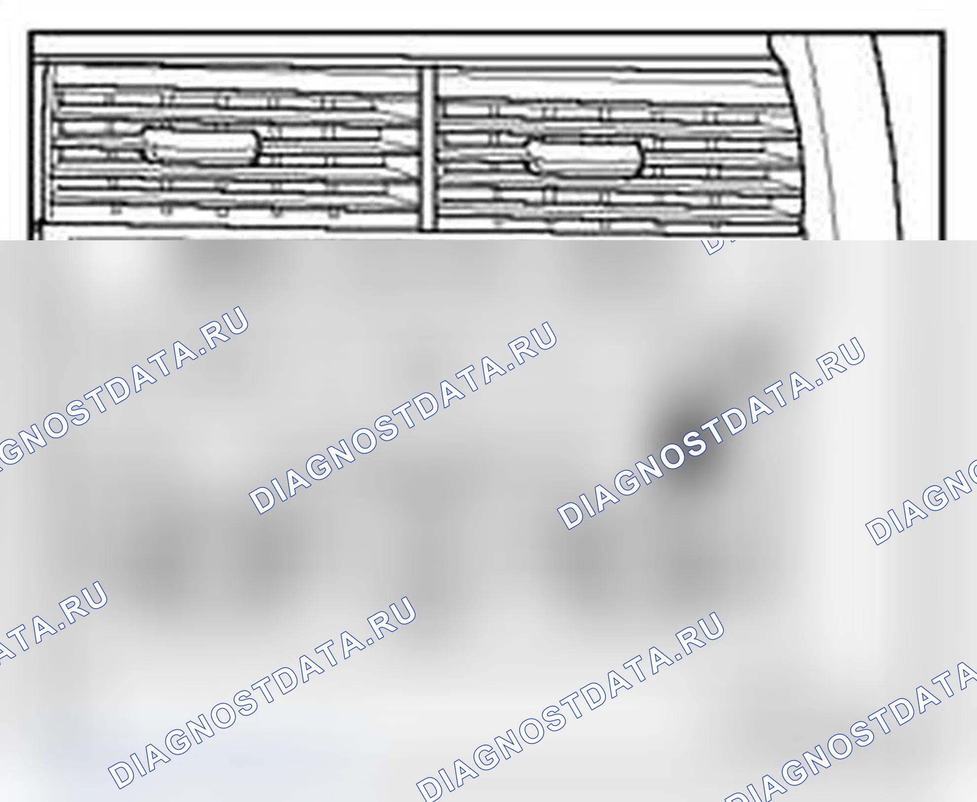 Рис. 252: Расположение компонентов Кнопка помощи при парковке E266. Audi A6 С6