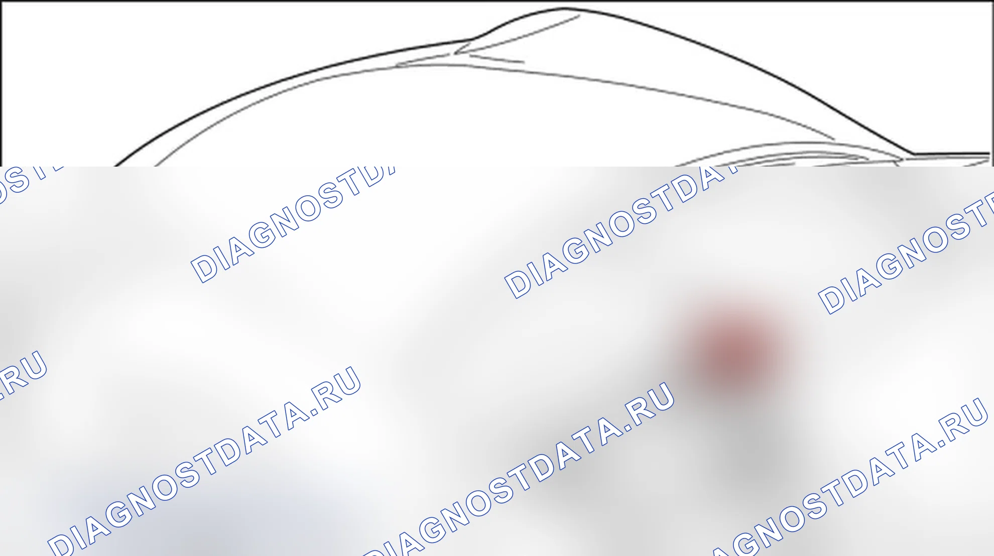 Рис. 64: Удаление среднего вентиляционного отверстия. Porsche 911 GT3 997