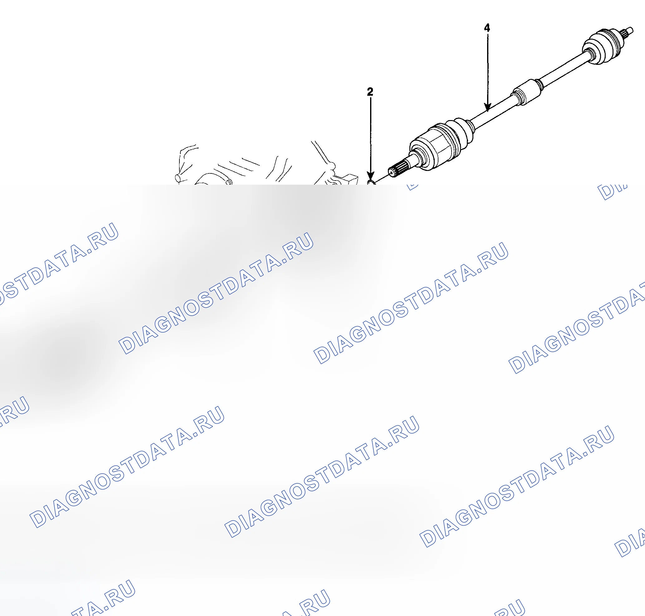 Рис. 1: РАСПОЛОЖЕНИЕ КОМПОНЕНТОВ. Hyundai Tucson I