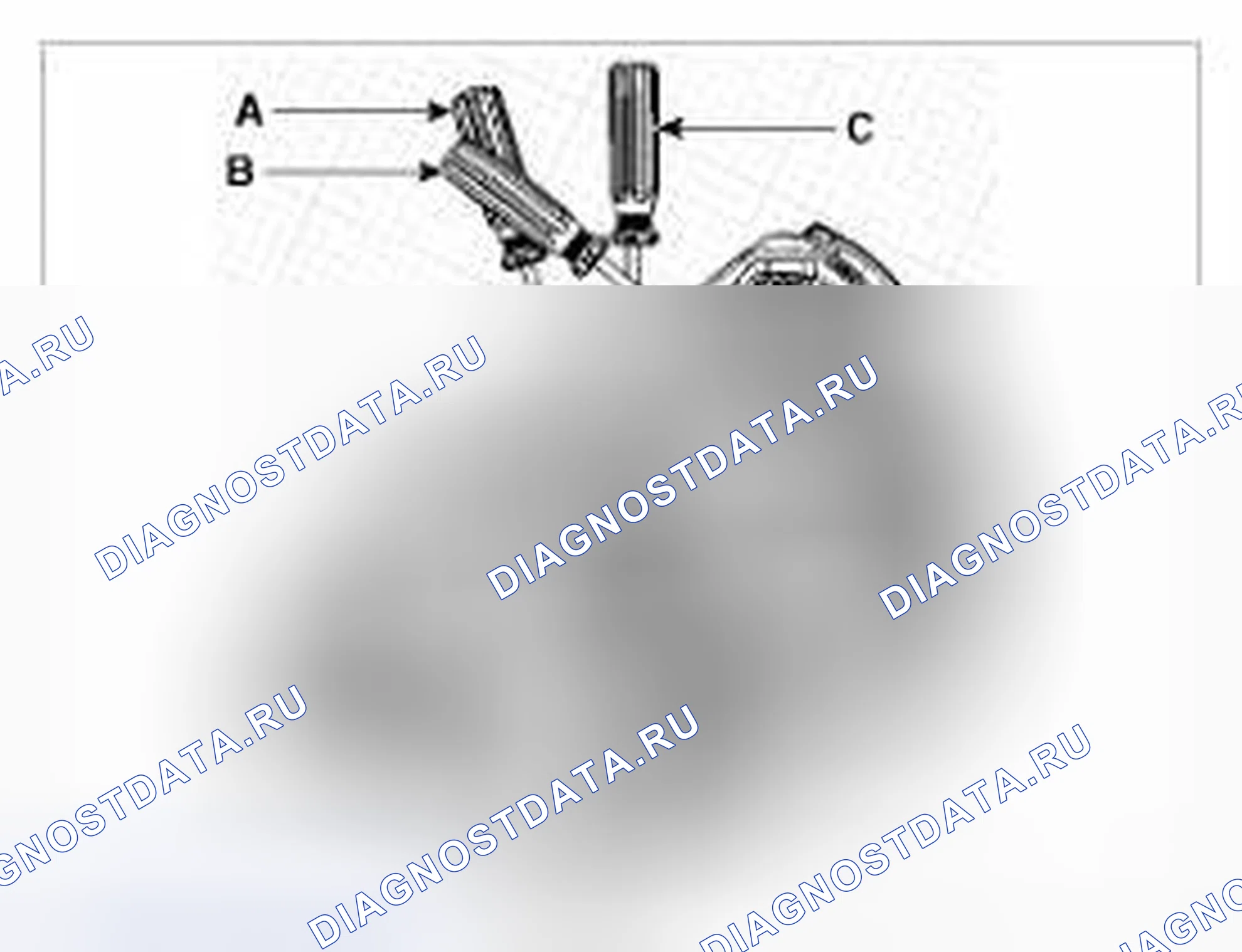 Рис. 38: Инструкции по наведению фар. BMW 6 серия F06/F13/F12