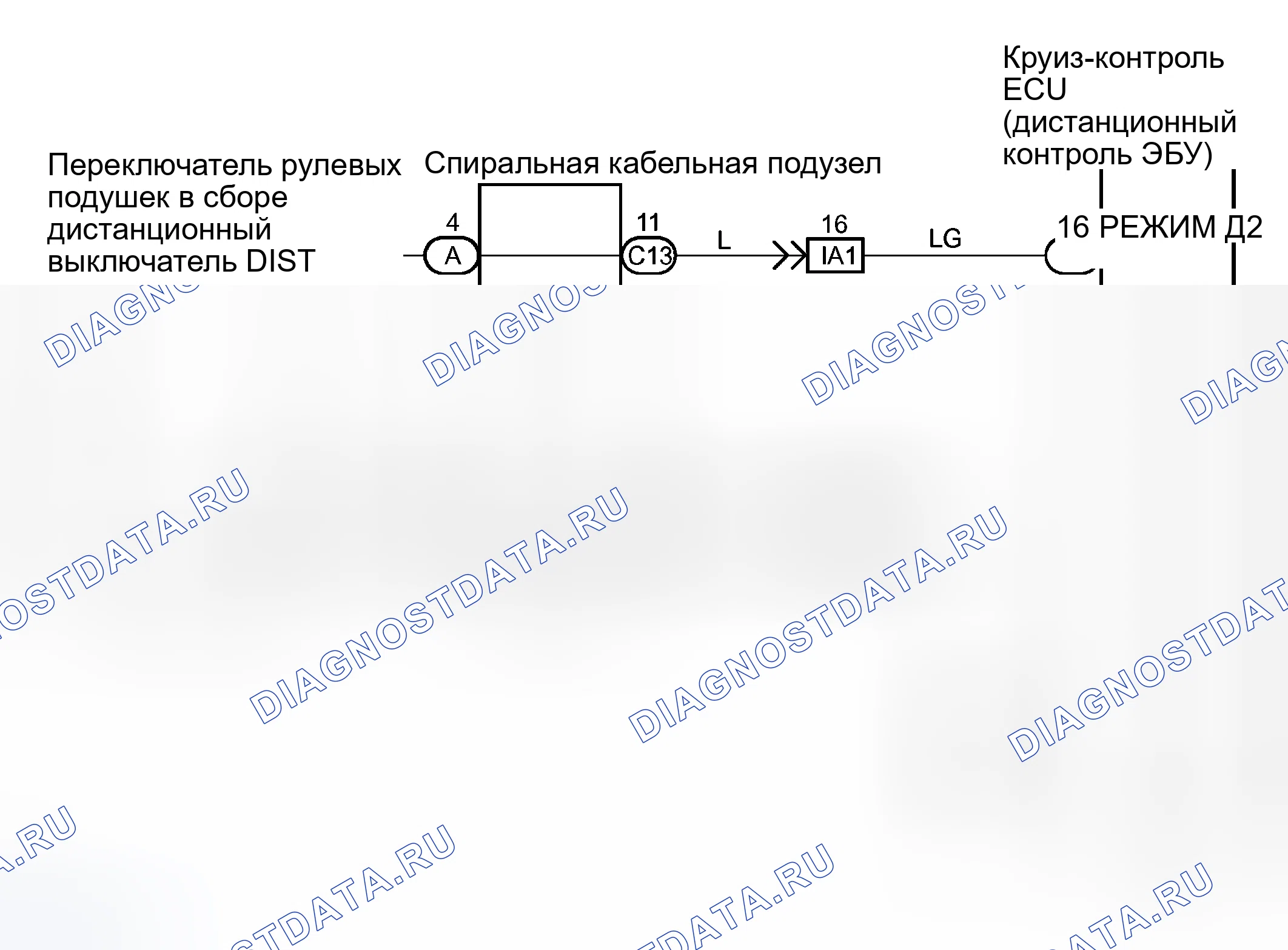Рис. 302: электросхема. Lexus RX II
