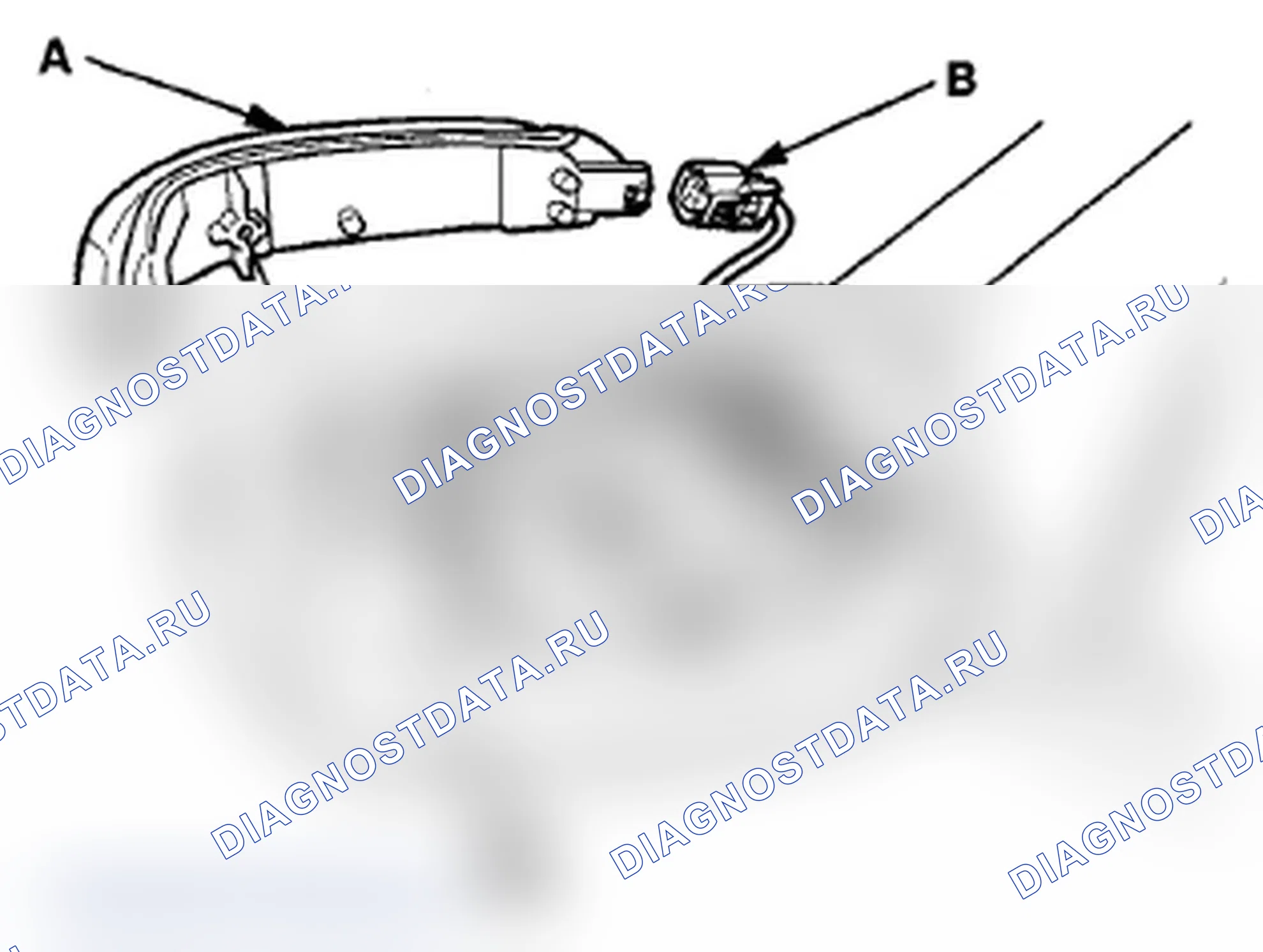 Рис. 78: Замена сигнальной лампы бокового поворота. Acura MDX II рестайлинг