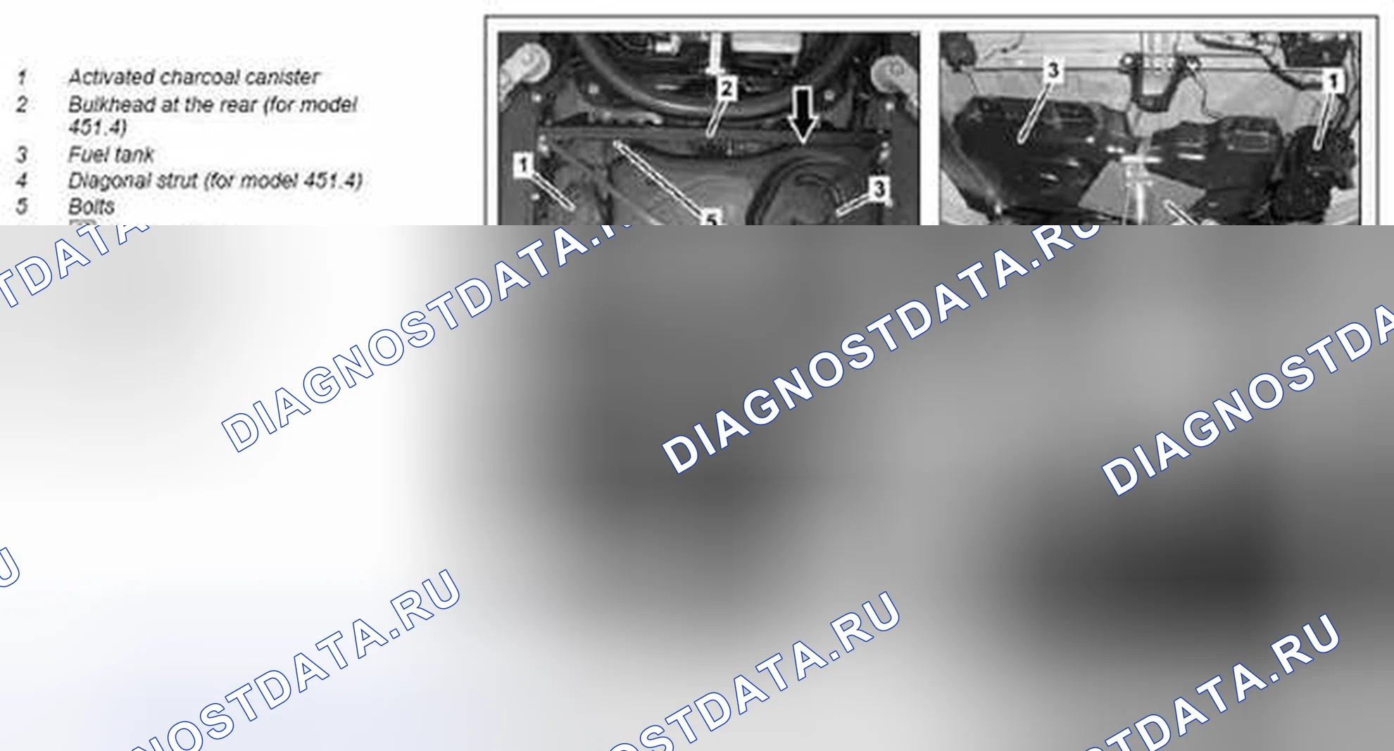 Рис. 19: Демонтаж / монтаж фильтра с активированным углем - AR47.30-P-8212MCU. Kia Soul I