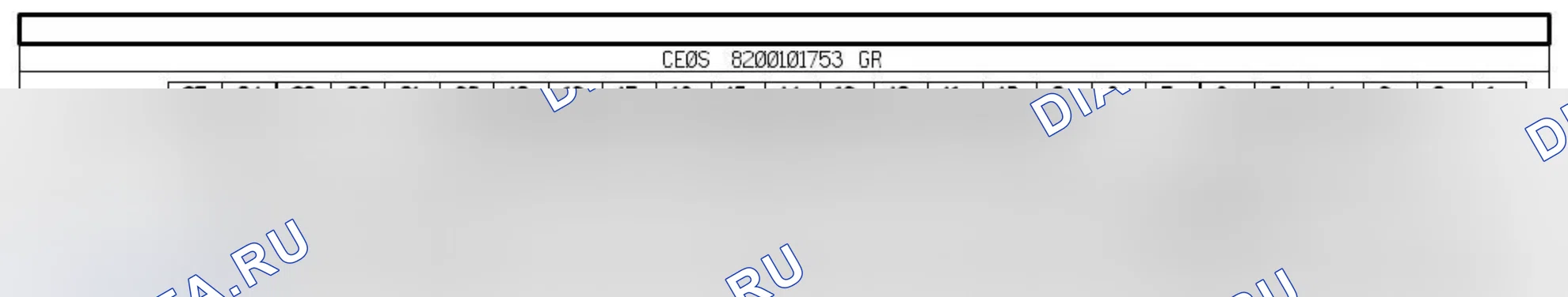 Распиновка разъёма 756 — ЭБУ подушек безопасности и преднатяжителей ремней безопасности. Renault Zoe I
