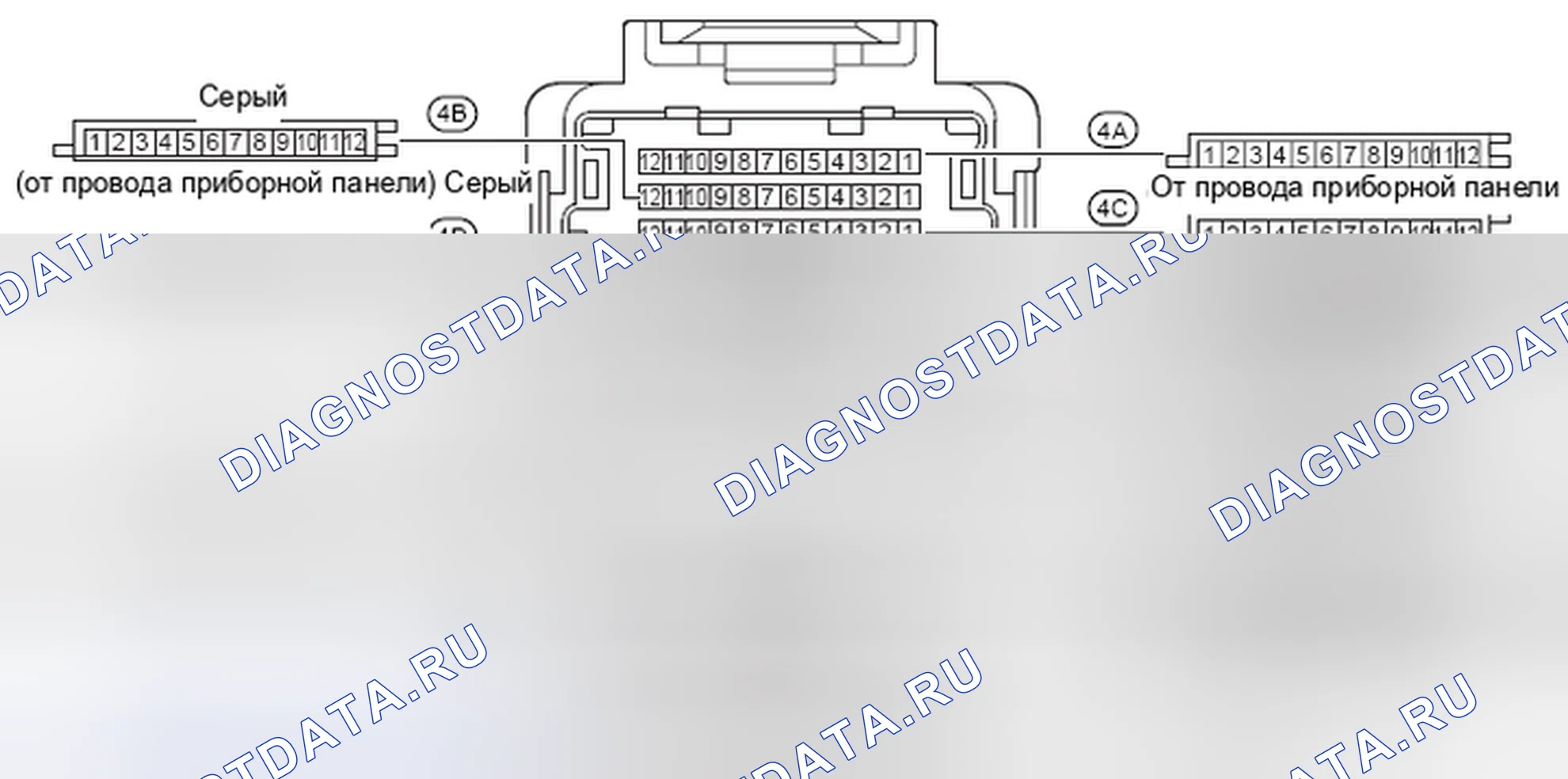 Рис. 350: Расположение разъемов J / B No4. Haval H5 II