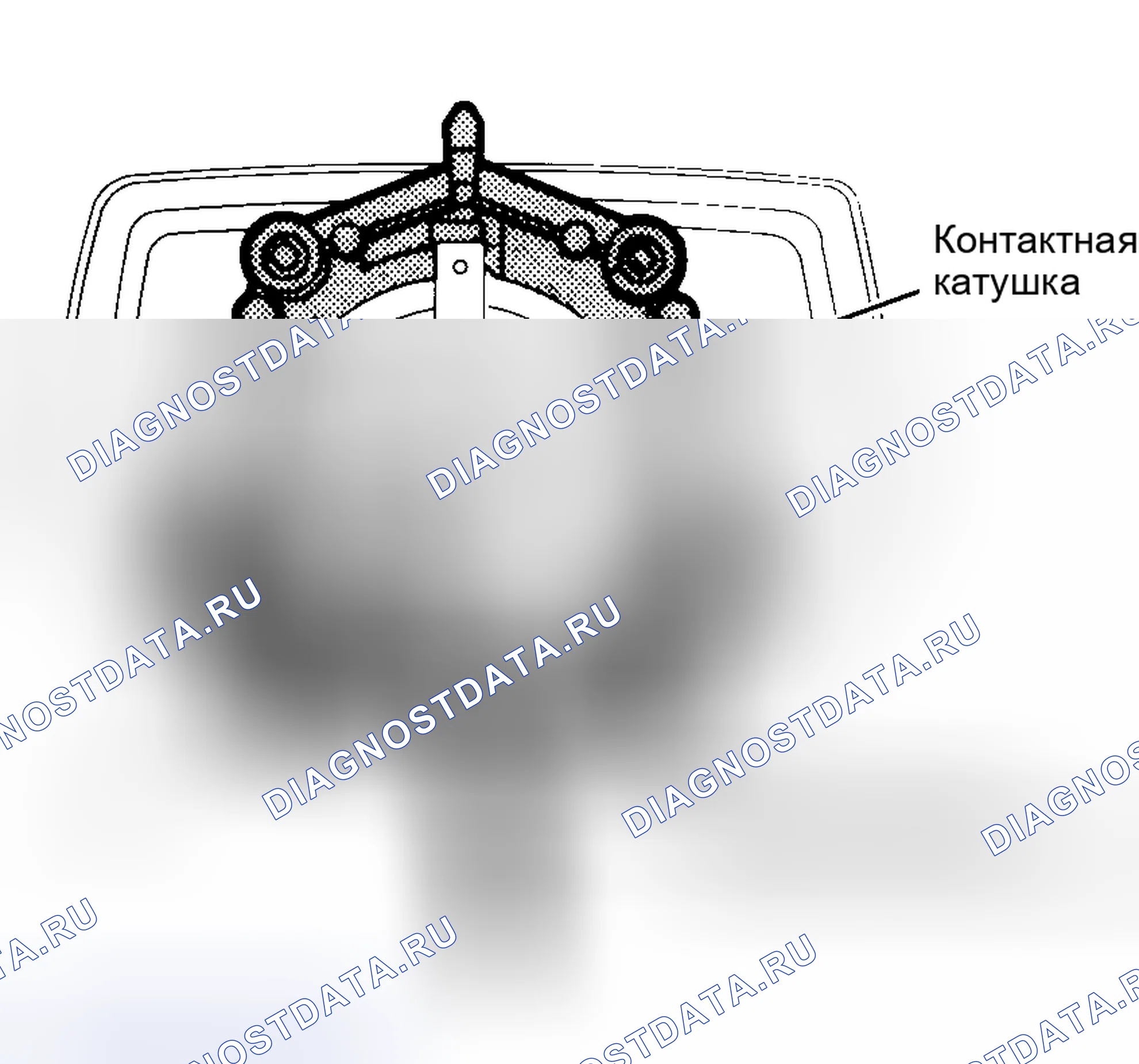 Рис. 1: ЦЕНТРОВКА КОНТАКТНОГО БАРАБАНА. Volvo 740 I