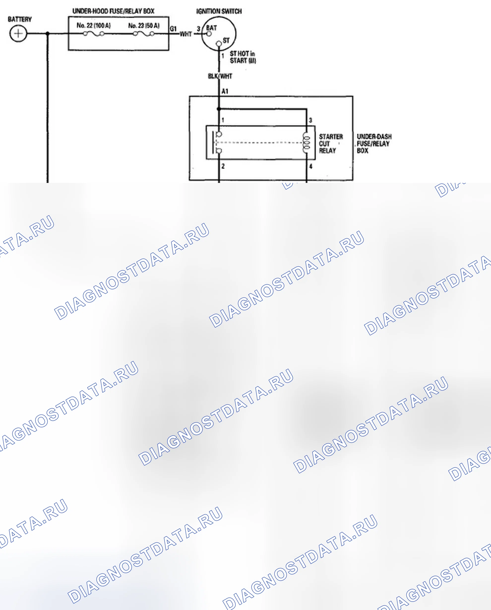 Рис. 2: Принципиальная схема. Acura TSX I