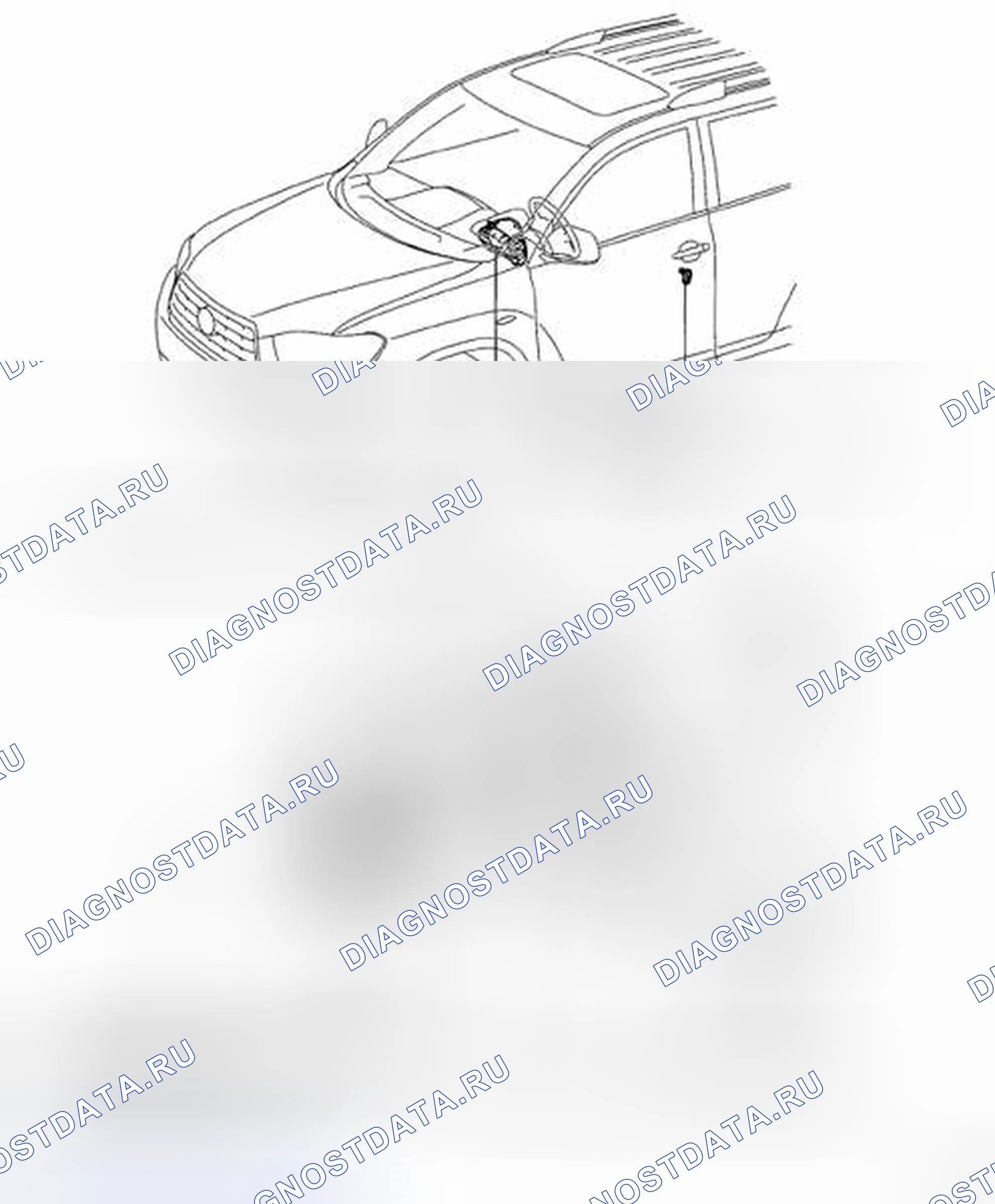 Рис. 326: РАСПОЛОЖЕНИЕ ДЕТАЛЕЙ. Toyota Highlander II