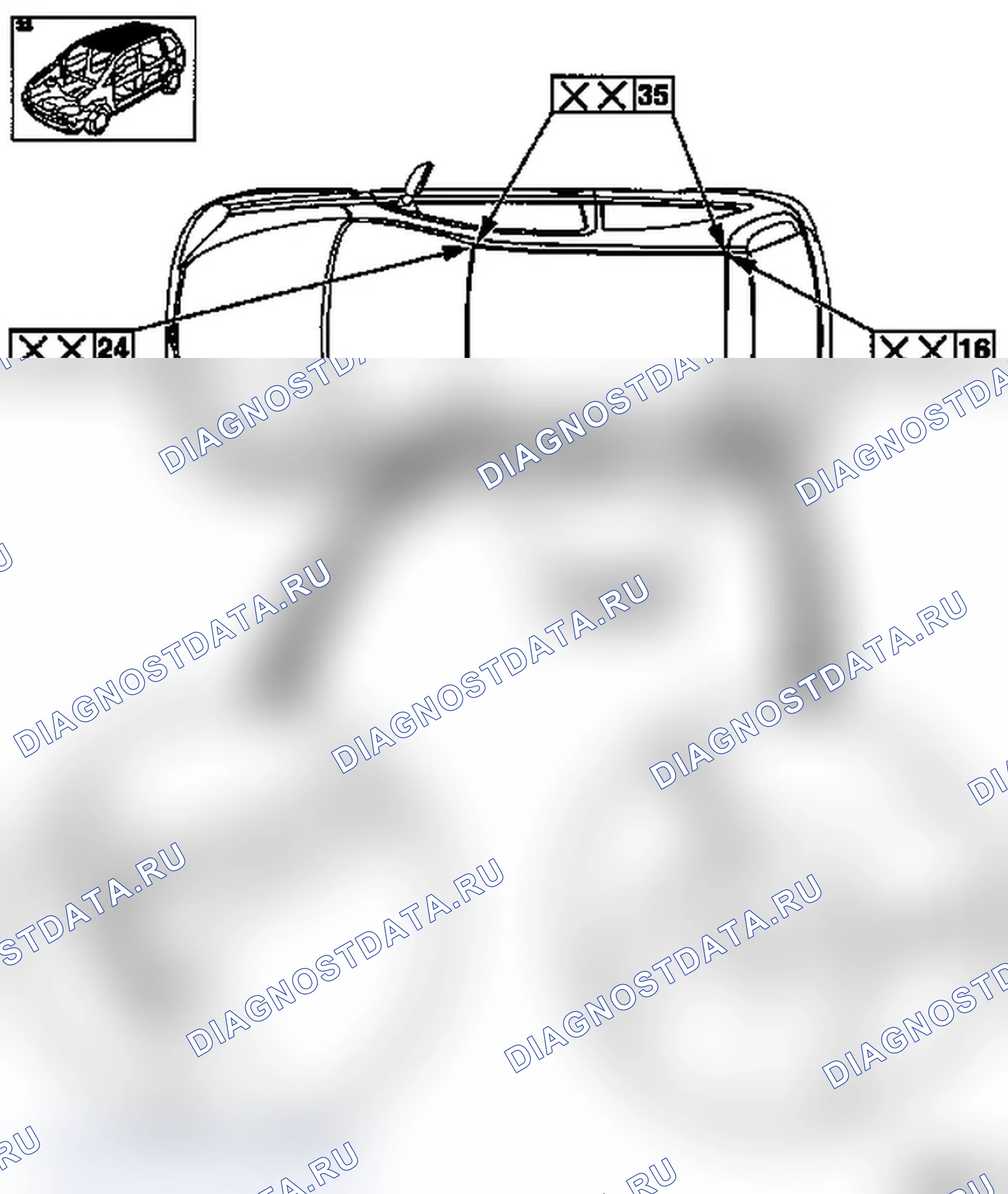 Замена крыши - модели F 08, F 08 & W5L, F 68. Opel Corsa C
