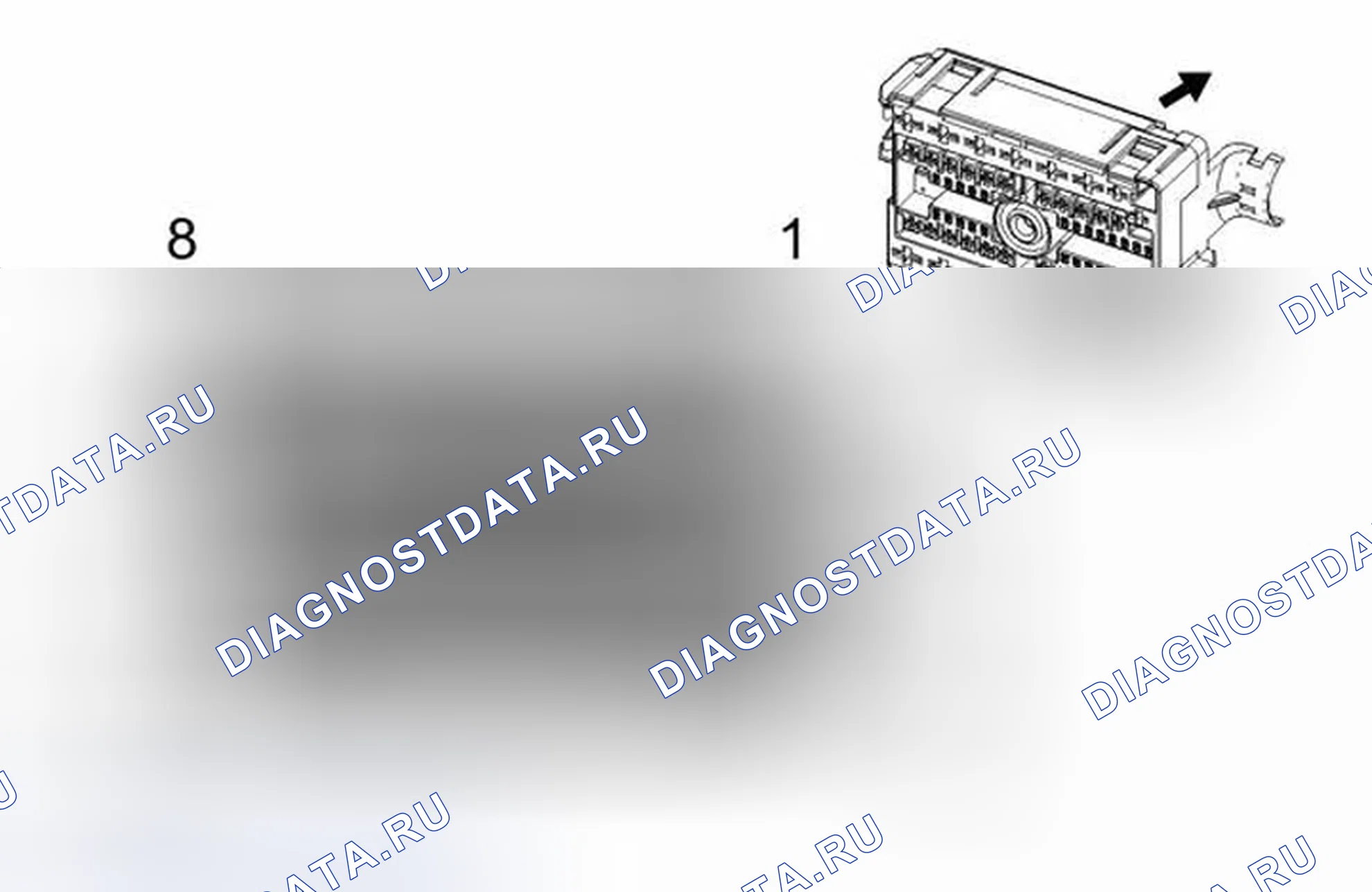 Рис. 4: X50A Блок предохранителей - Underhood X1. Chevrolet Volt I