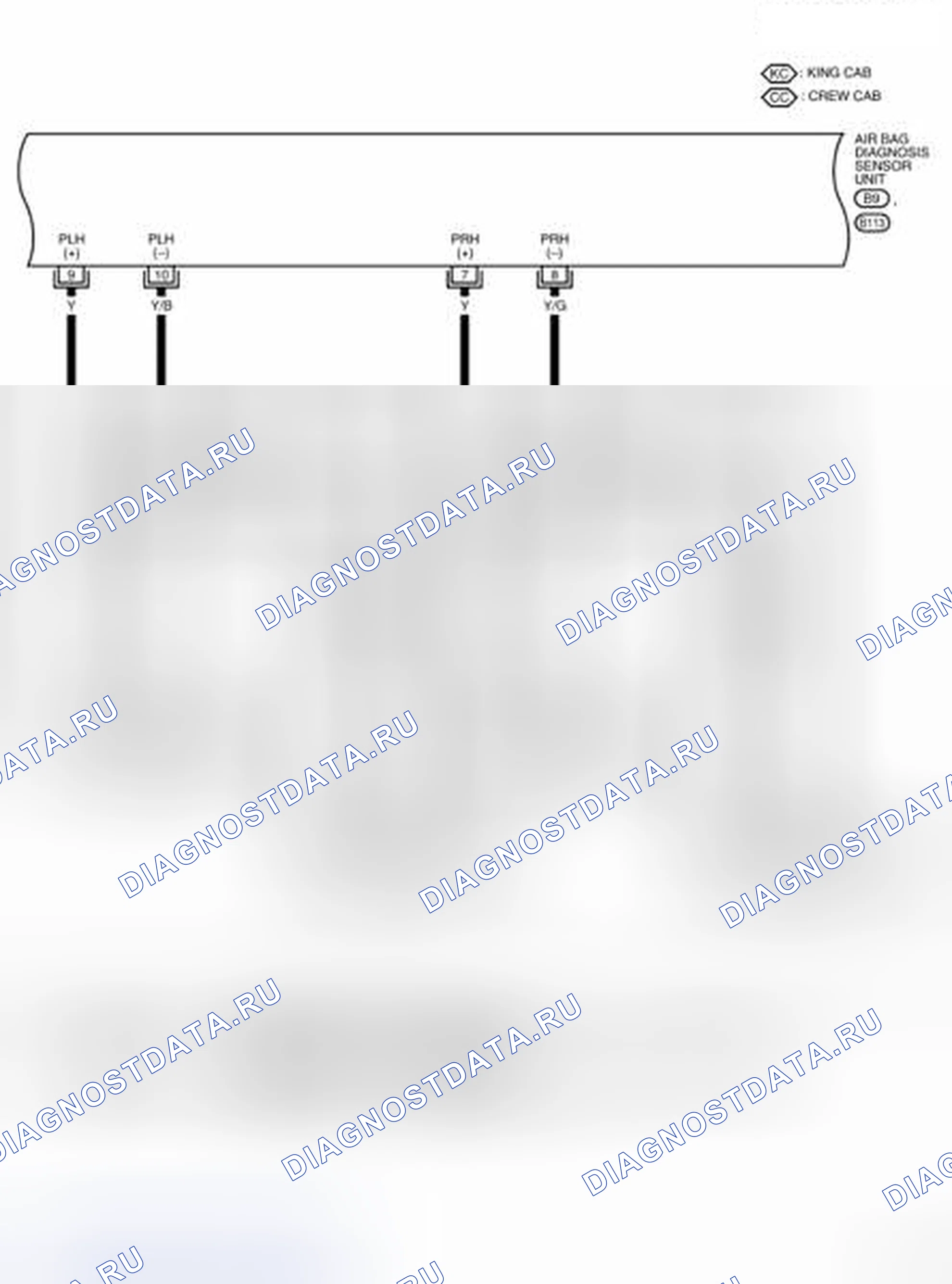 Рис. 31: электросхема - SRS-SRS-05. Nissan Frontier D40
