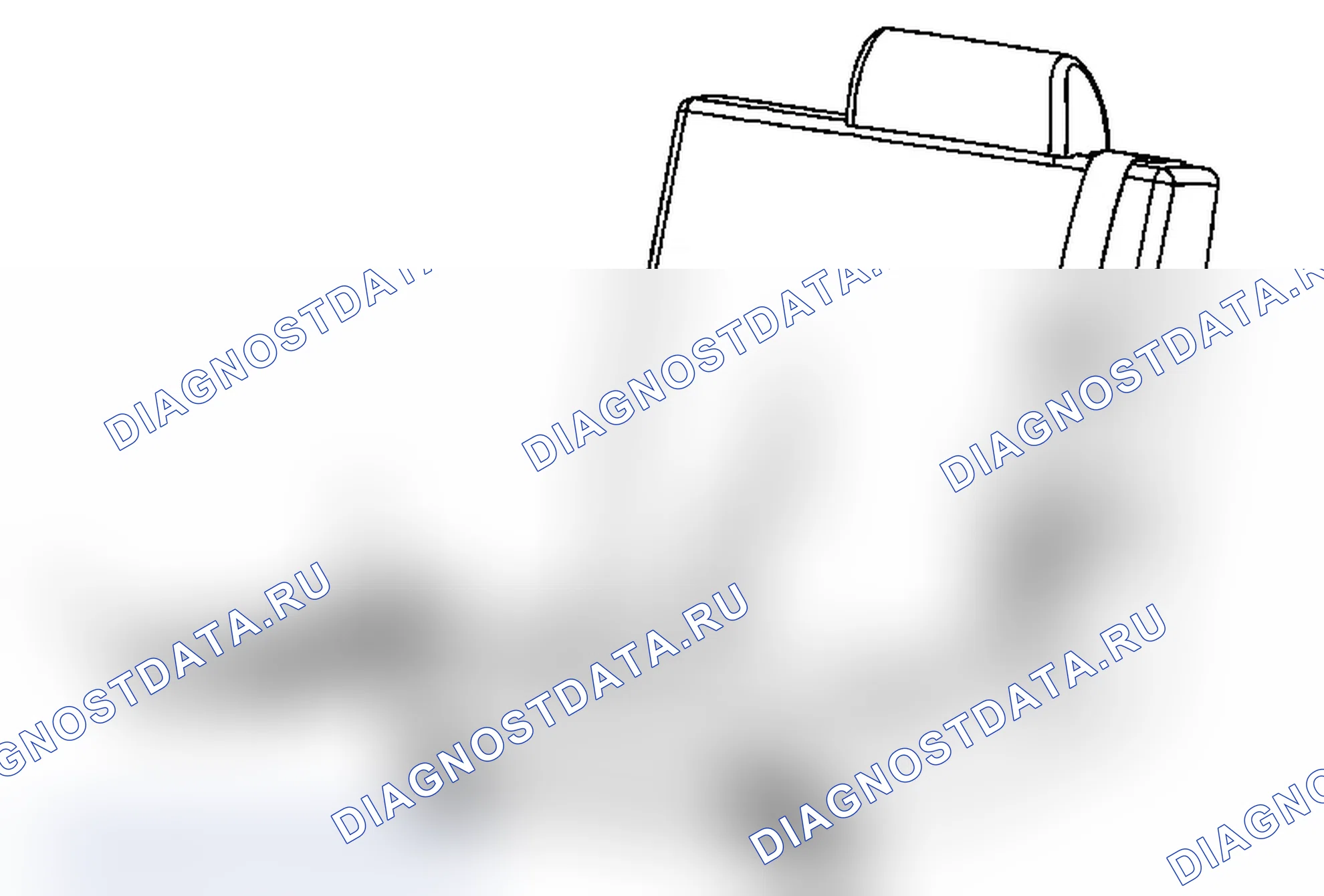 Рис. 93: Замена крышки задней подушки задней подушки № 2 (AW2). Chevrolet Tahoe III