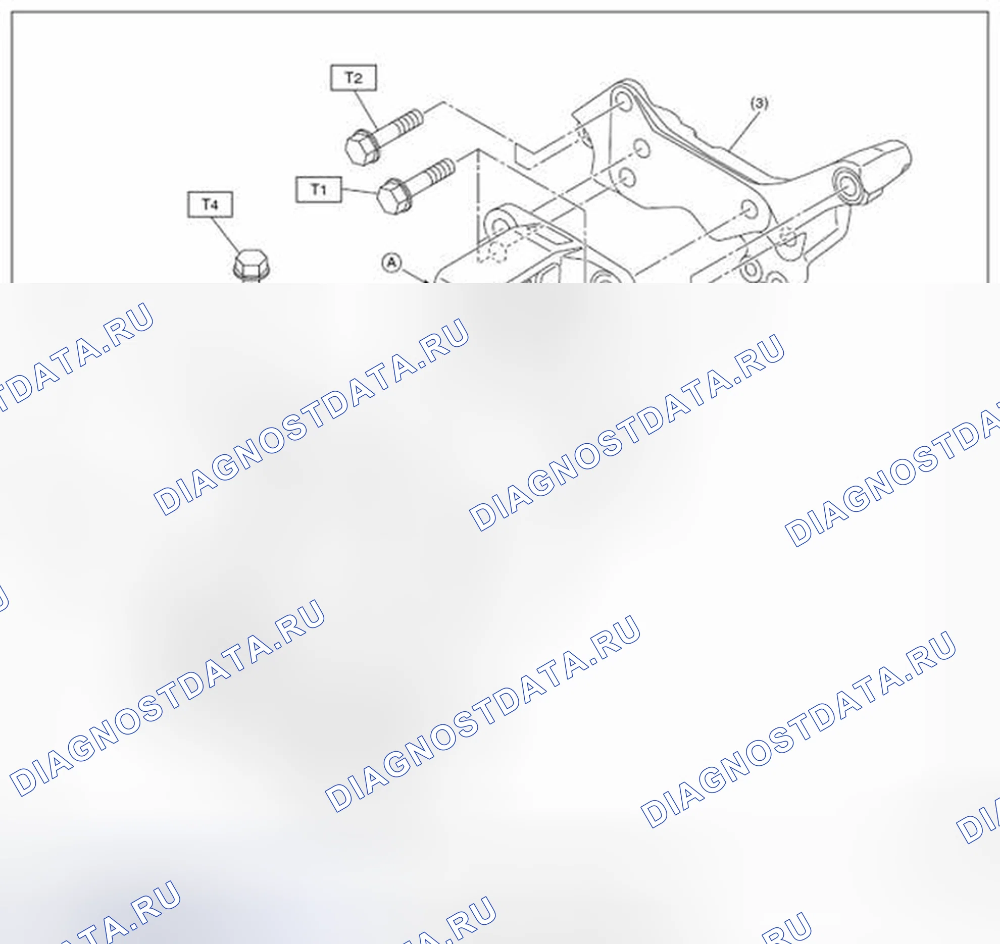Рис. 98: МОНТАЖ ДВИГАТЕЛЯ. Subaru Outback BR рестайлинг