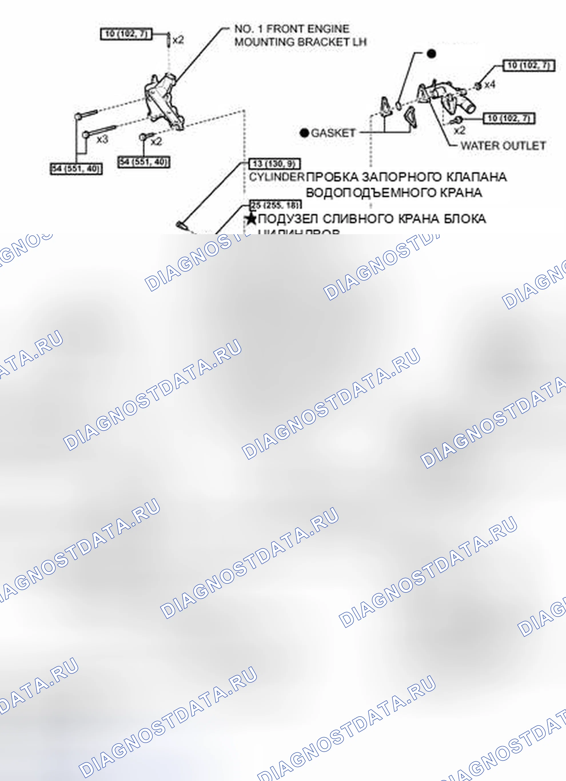 Рис. 568: ИЛЛЮСТРАЦИЯ. Toyota Sienna III
