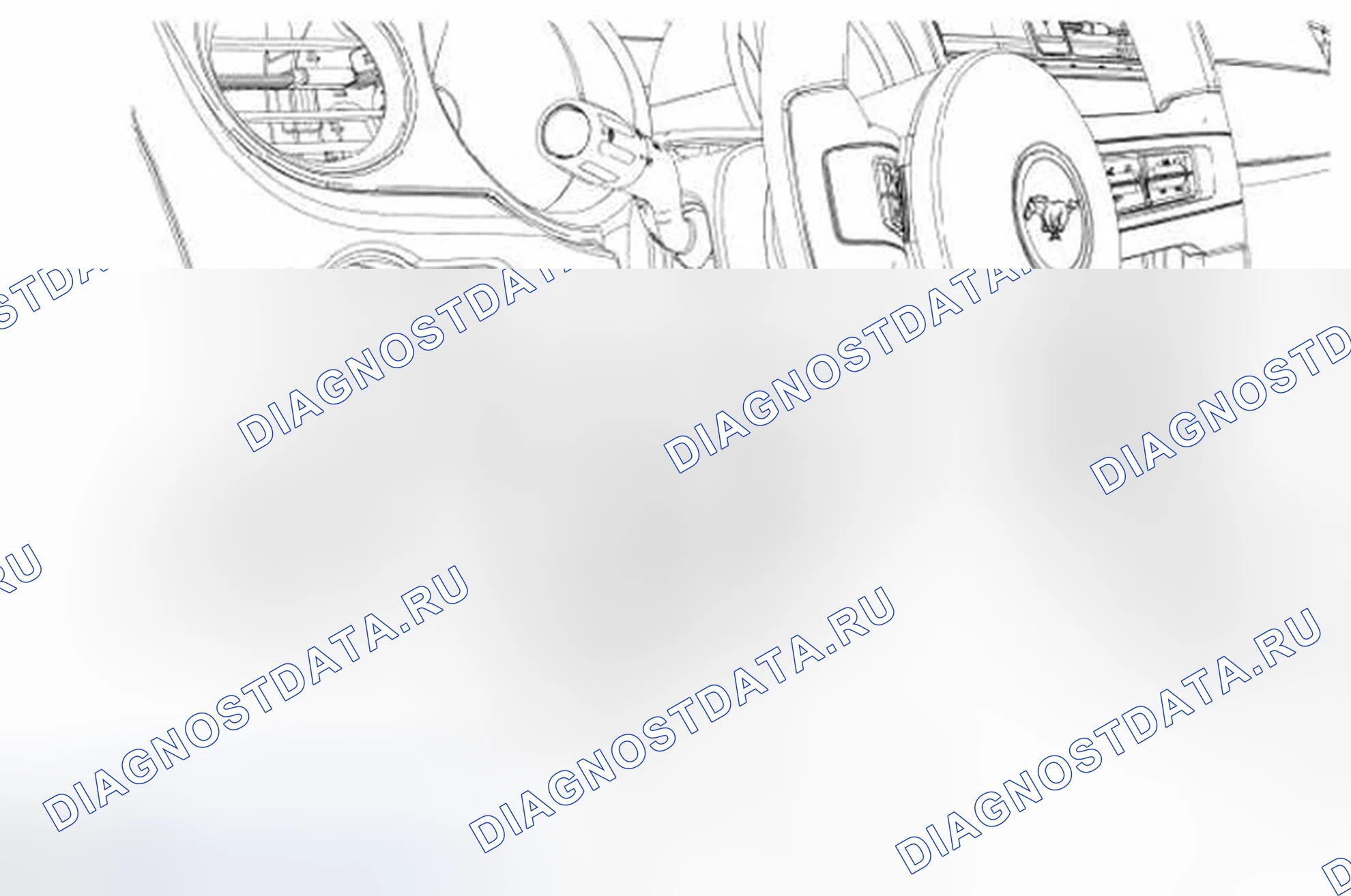 Рис. 44: Коммутатор центра обработки сообщений. Ford Mustang V рестайлинг