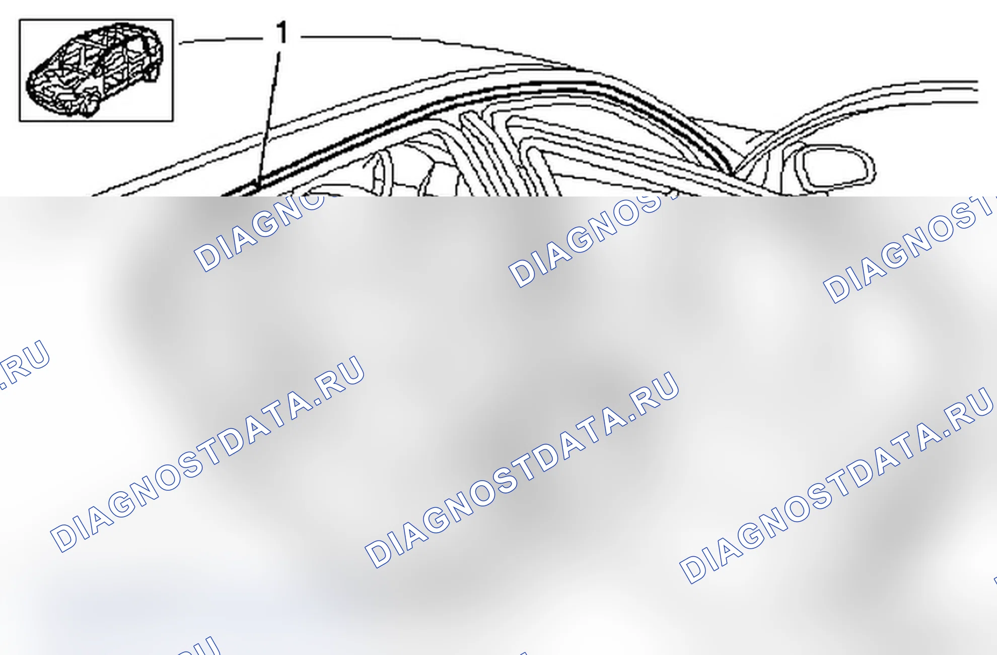 Замена декоративной планки для водосточного желобка (модель F 48). Opel Vectra C