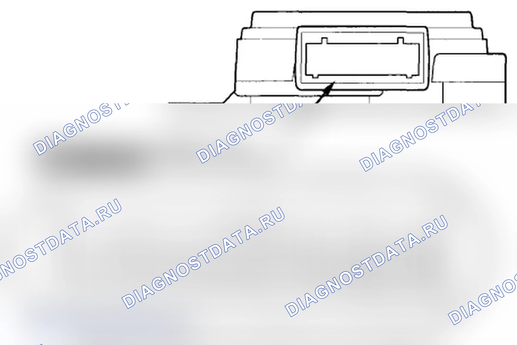 Рис. 226: Входы и выходы блока управления HandsFreeLink. Acura RDX I