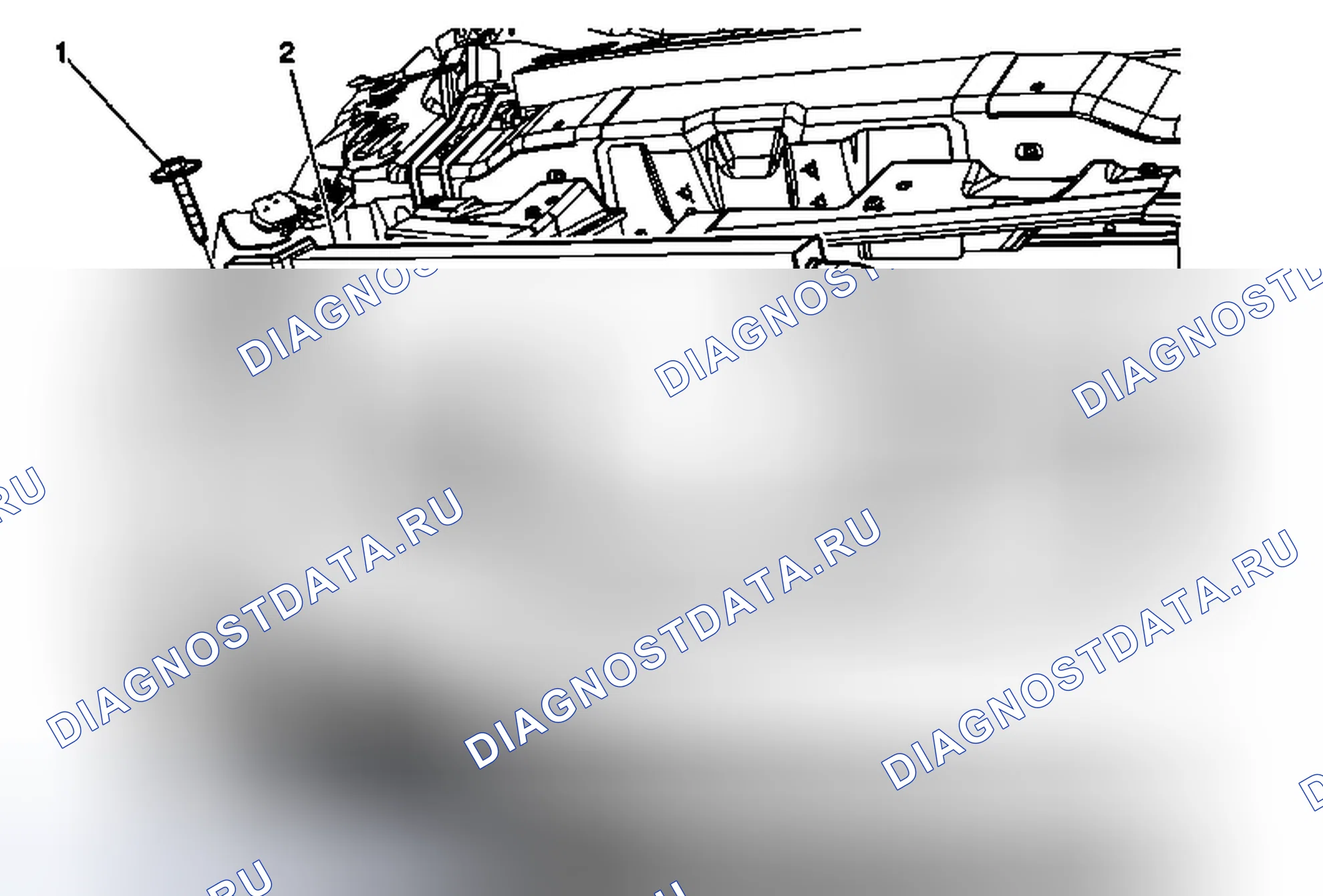 Рис. 5: Замена охладителя жидкости гидроусилителя руля (V8). Cadillac CTS II