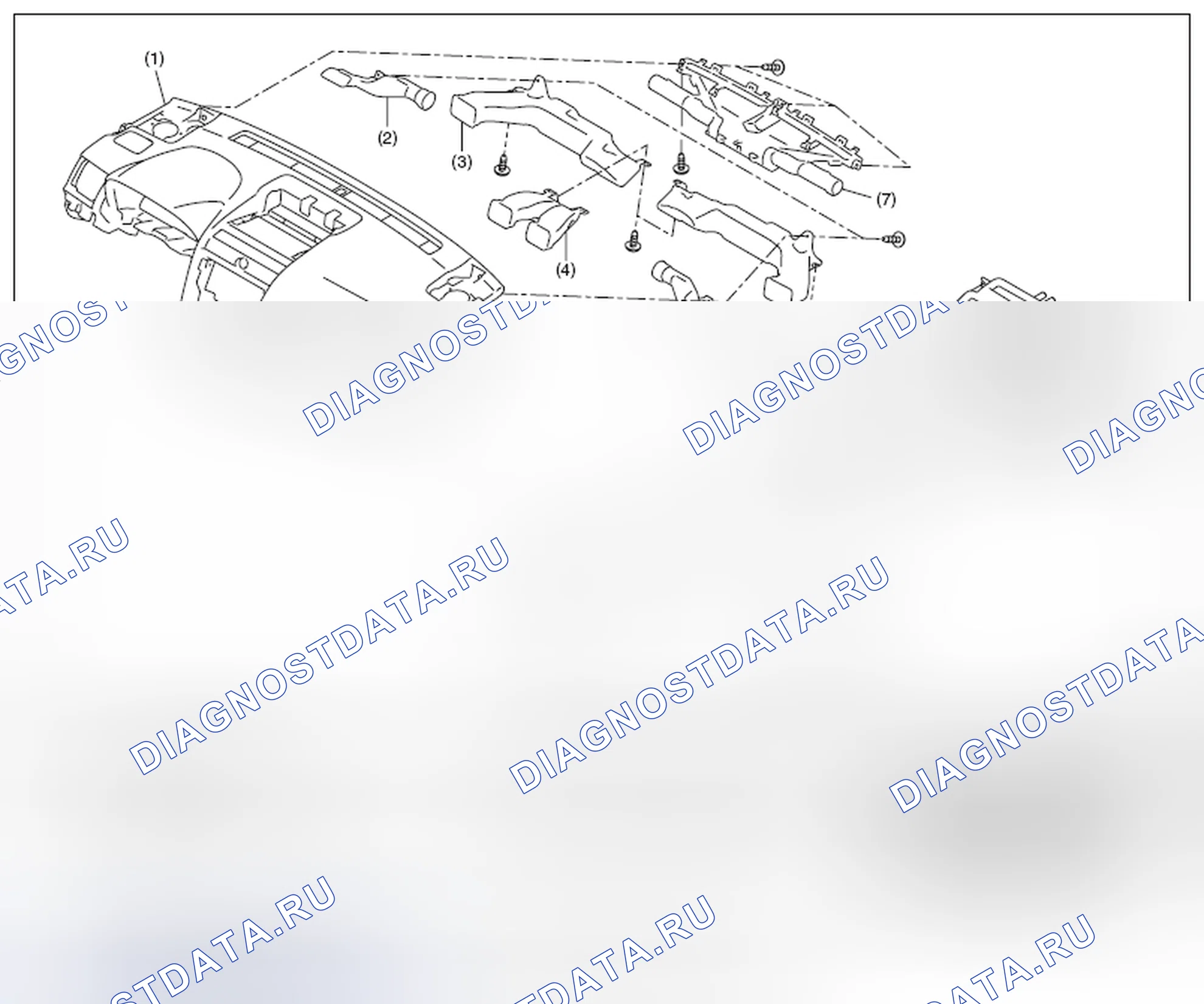 Рис. 12: КАНАЛ НАГРЕВАТЕЛЯ. Subaru Forester SJ