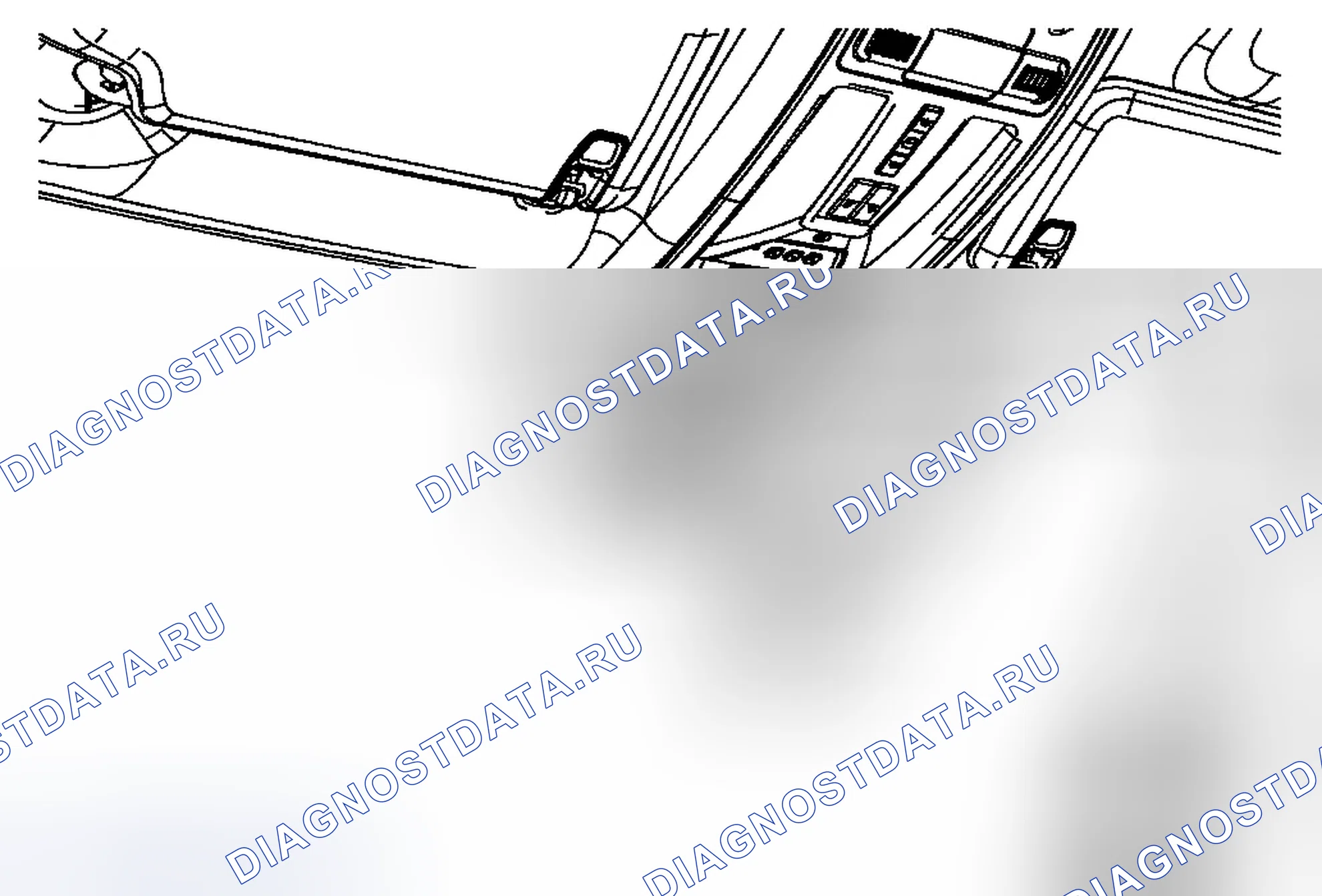 Рис. 54: Замена приемника замка двери дистанционного управления. Cadillac SRX II