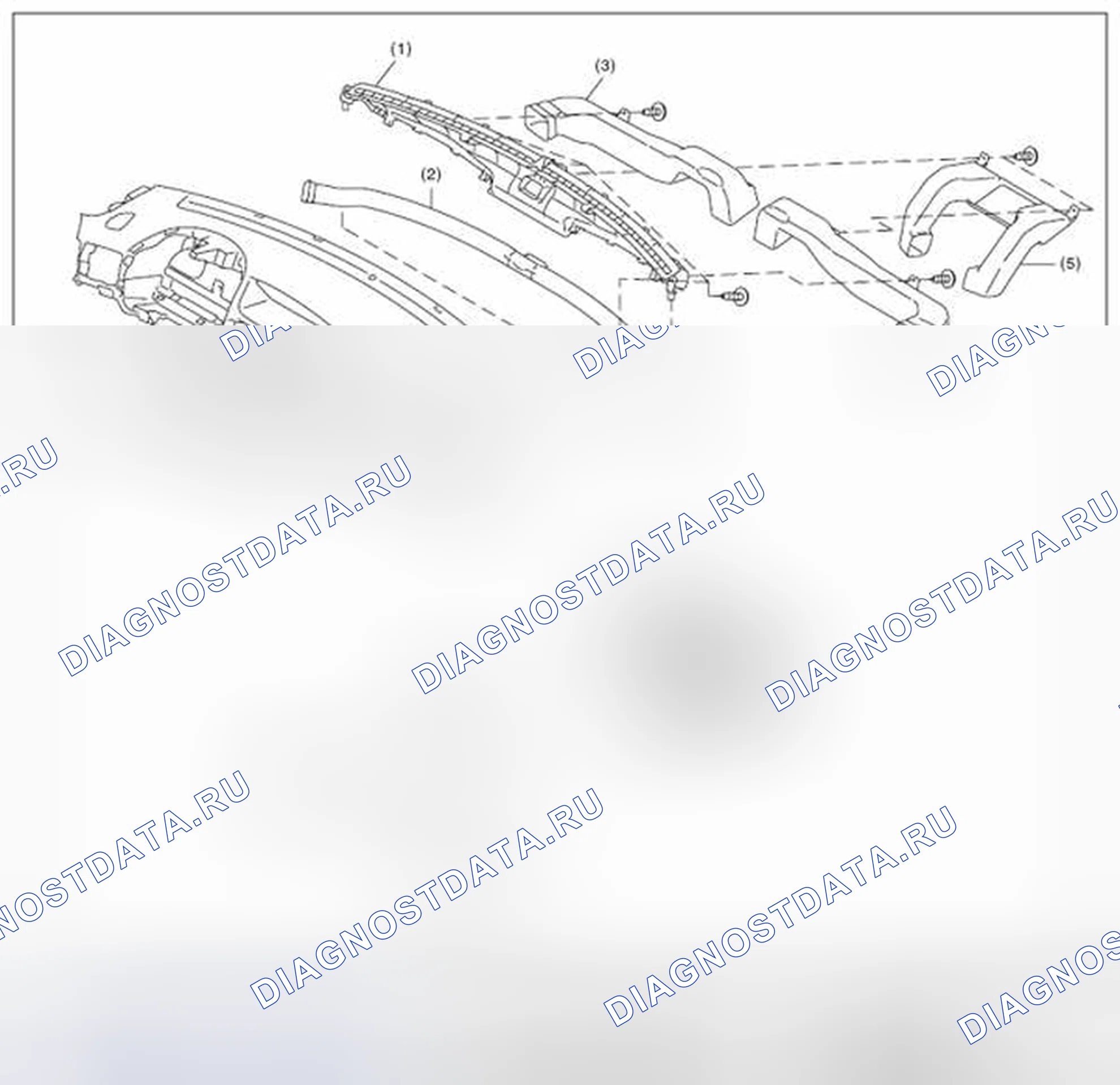 Рис. 156: КАНАЛ НАГРЕВАТЕЛЯ. Subaru Impreza GK