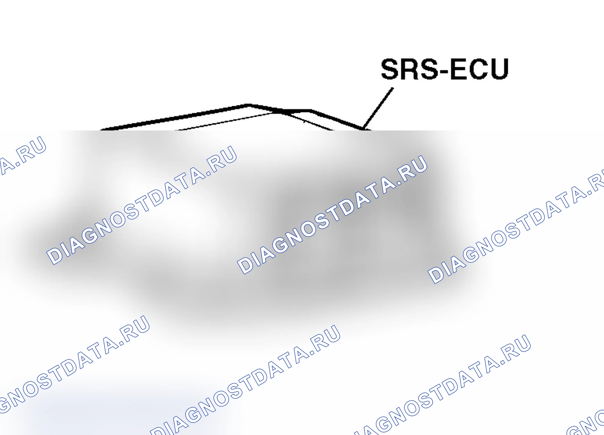 Рис. 541: SRS-ECU. Mitsubishi Lancer Evolution IX