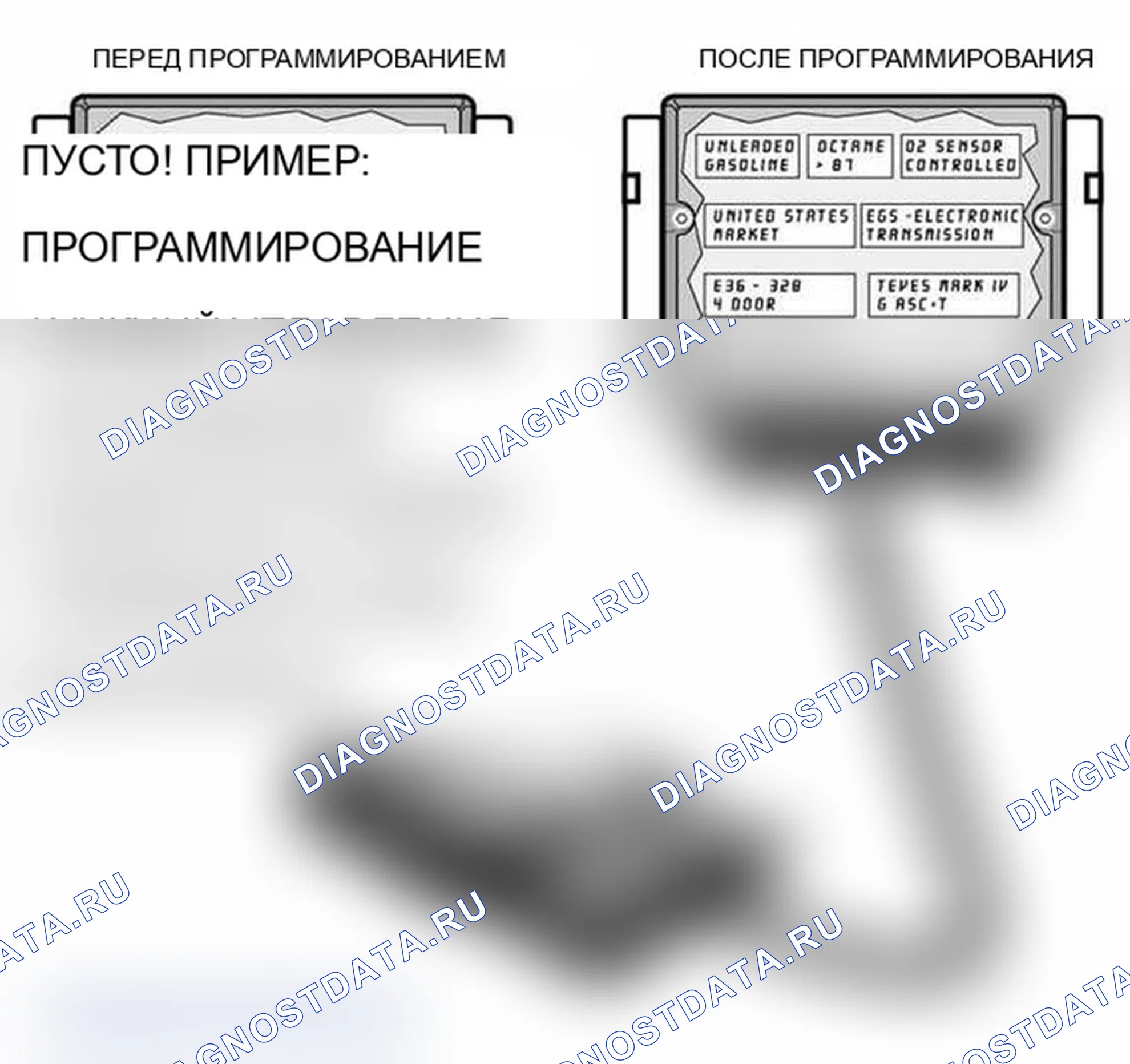 Рис. 404: Программирование. BMW M3 E46