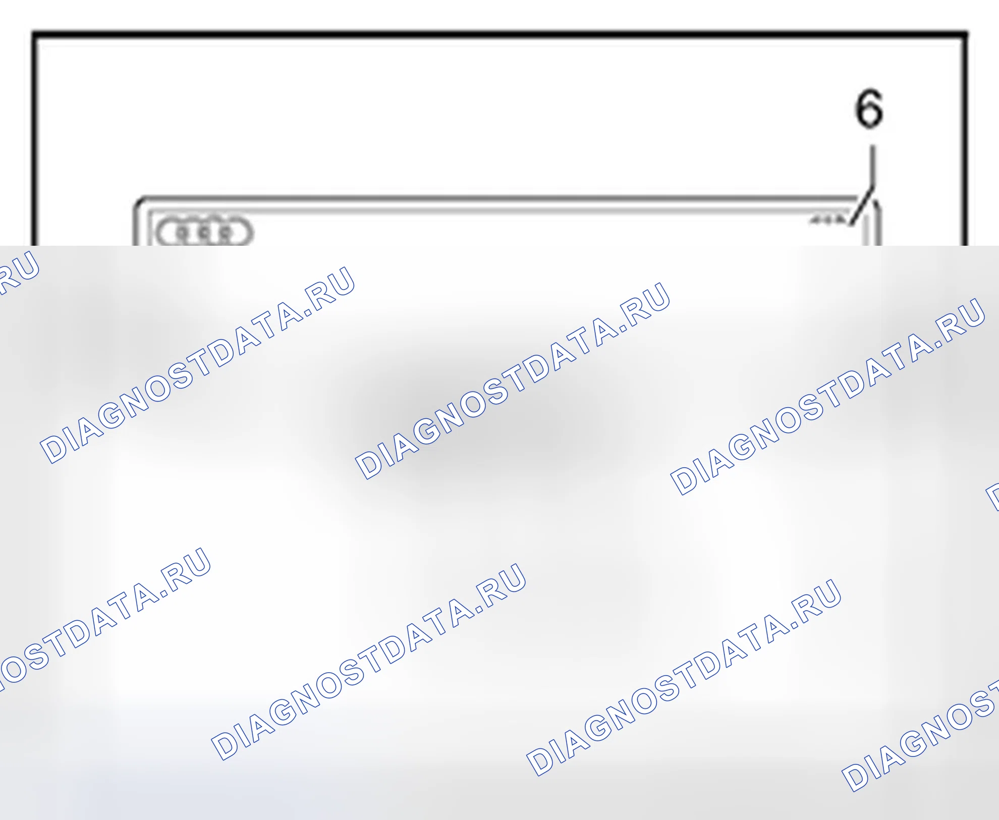 Рис. 13: Антенный усилитель R24 (без телевизора), назначение разъемов. Audi S6 C6