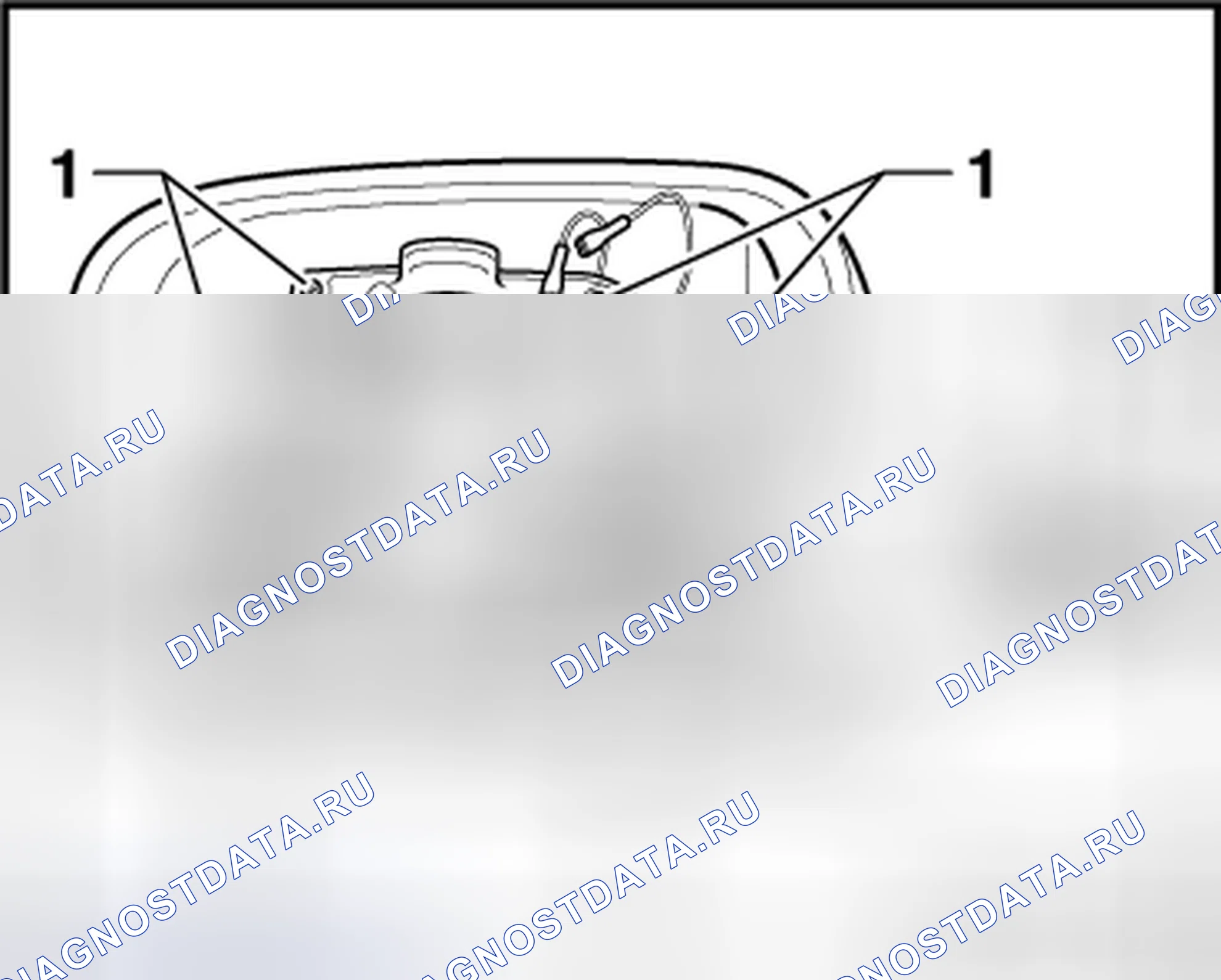 Рис. 38: КОРПУС ЗЕРКАЛА. Volkswagen Touareg I