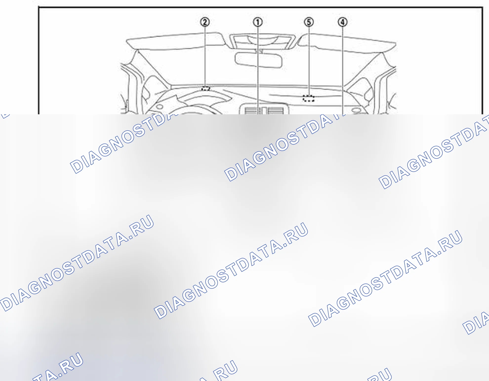 Рис. 191: Расположение компонентов. Nissan Leaf I