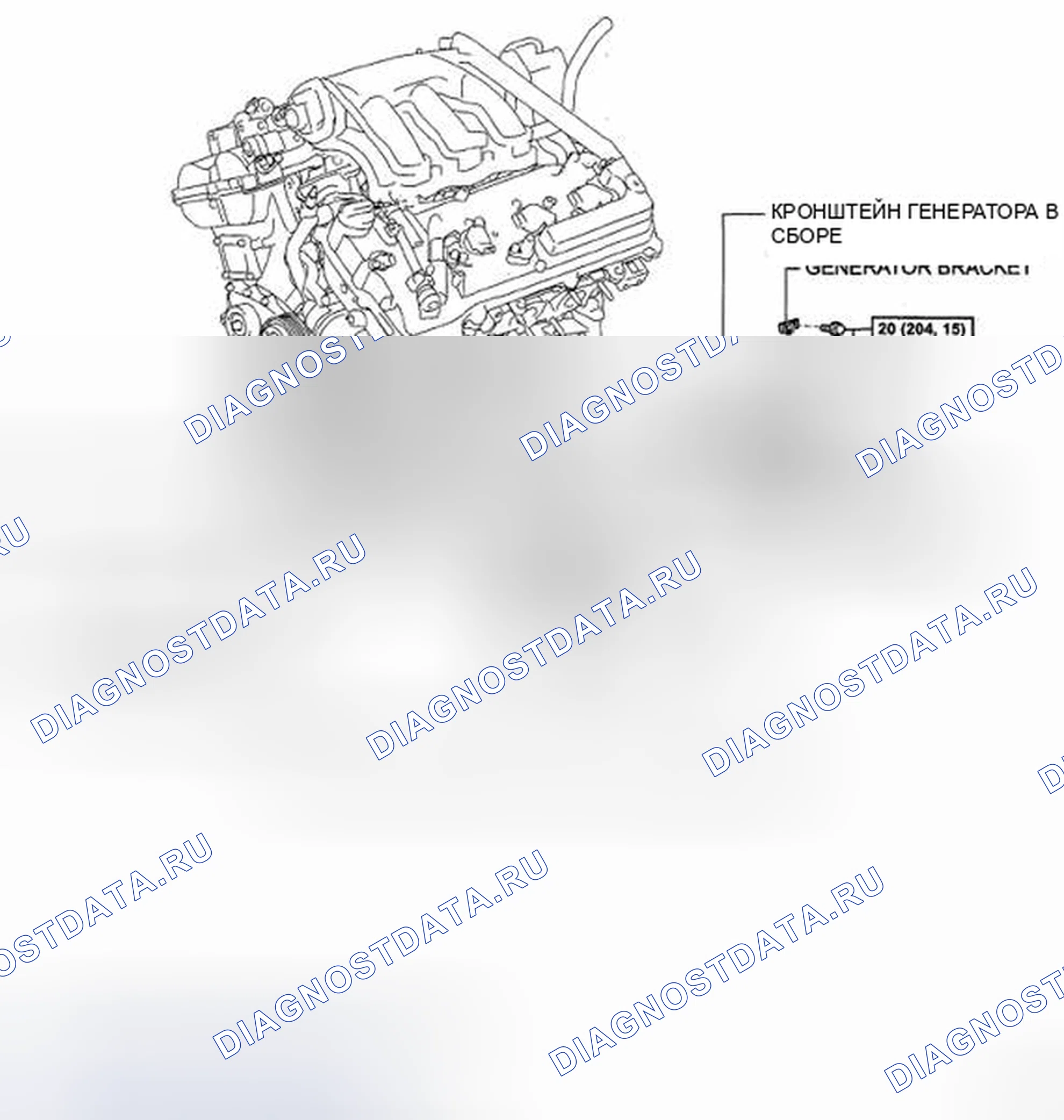 Рис. 23: КОМПОНЕНТЫ. Toyota Highlander II