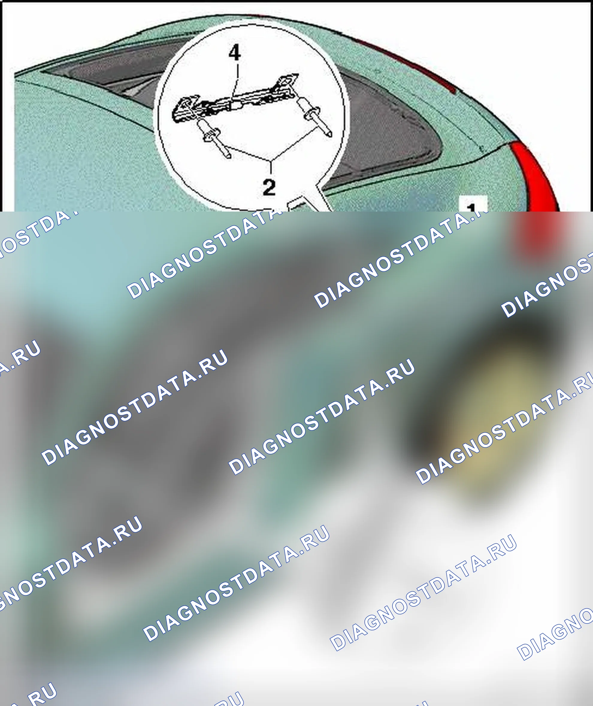 Рис. 9: ФОРМОВКА ОТДЕЛКИ КРЫШИ. Audi TT 8J рестайлинг