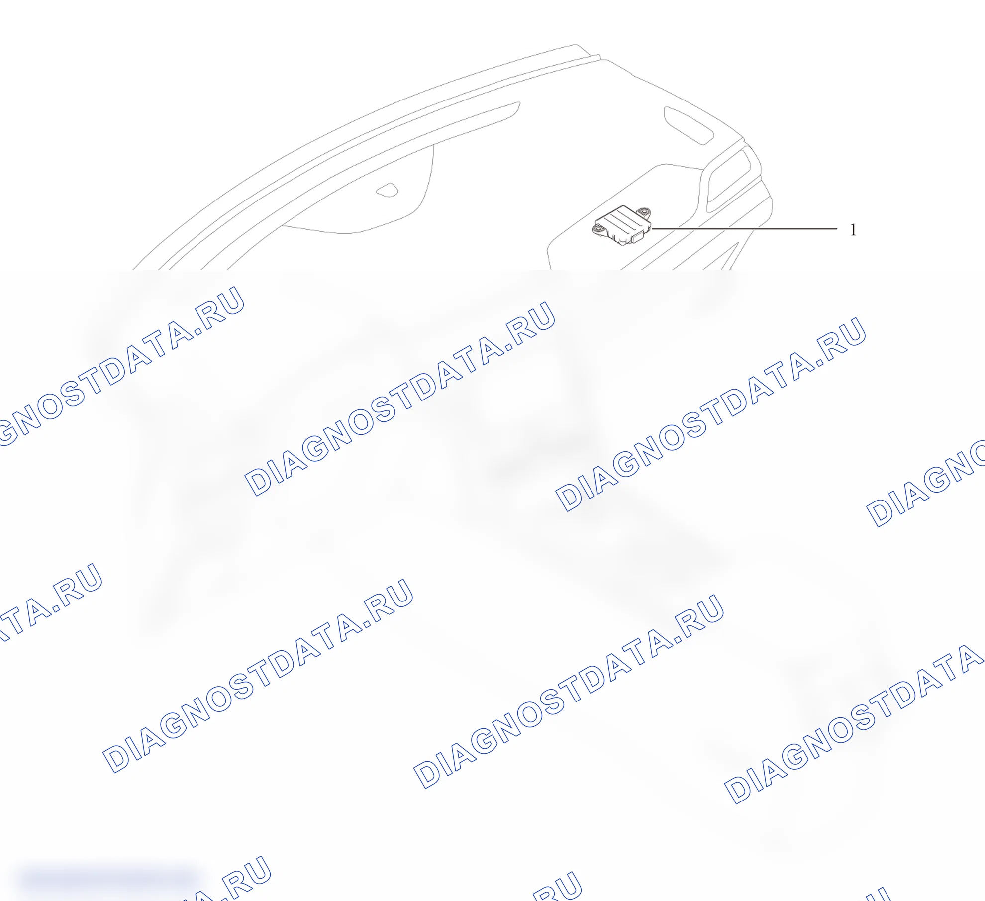 Схема расположения сетевого шлюза — Haval F5. Haval F5 I
